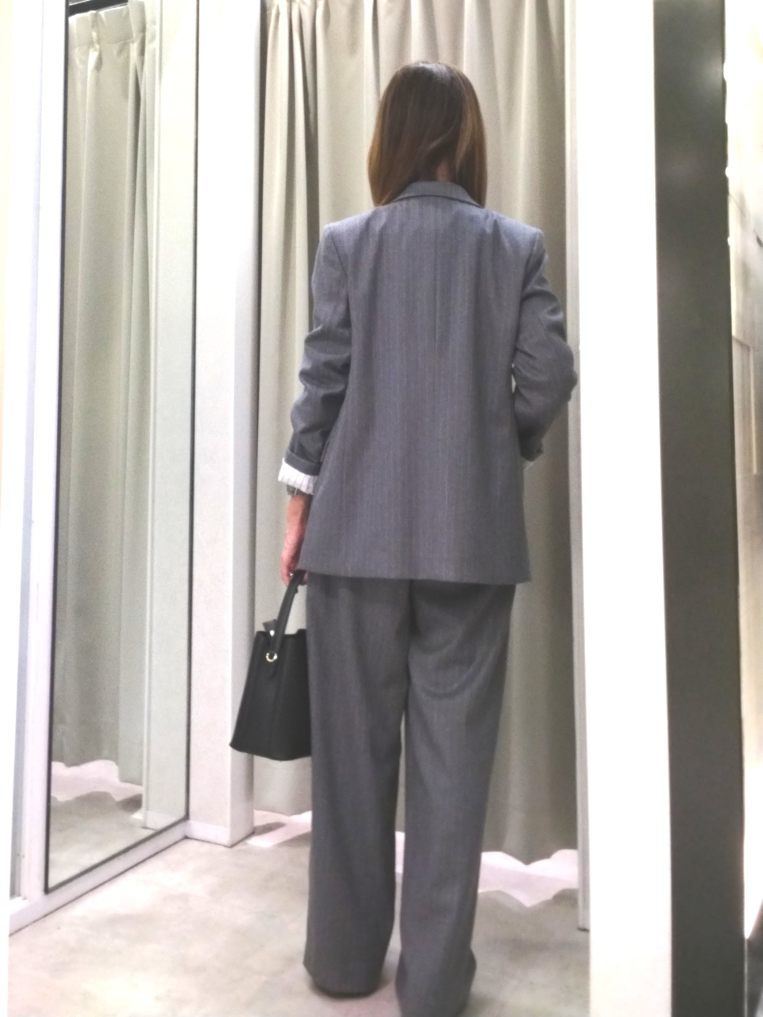 もりさんの「UNTITLED｜【セットアップ可/ライトアウター/仕事着スーツ】ウールダブルジャケット」を使ったコーディネート