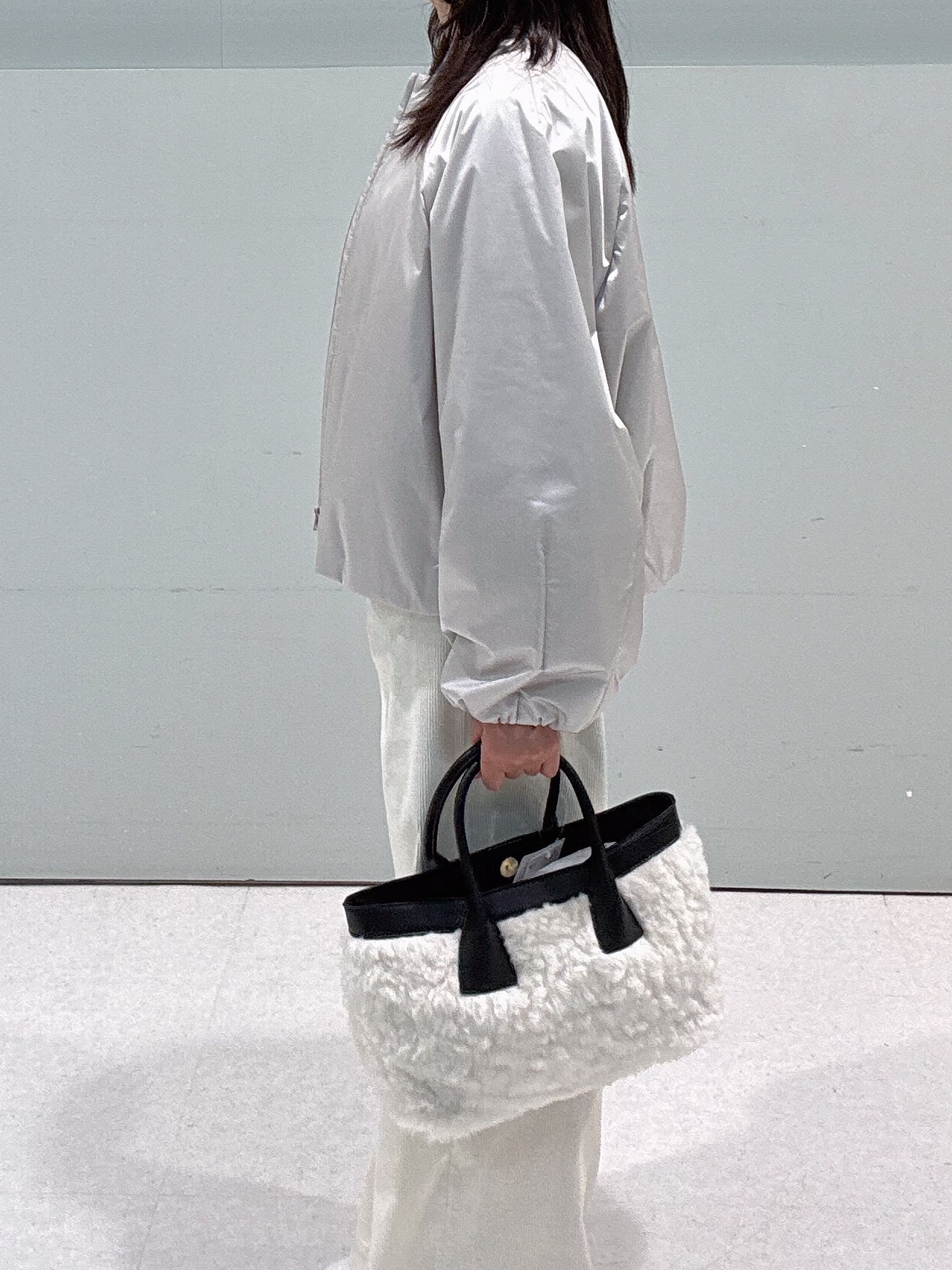makiさんの「UNTITLED｜【軽アウター/中綿/秋冬コート】ショートブルゾン」を使ったコーディネート