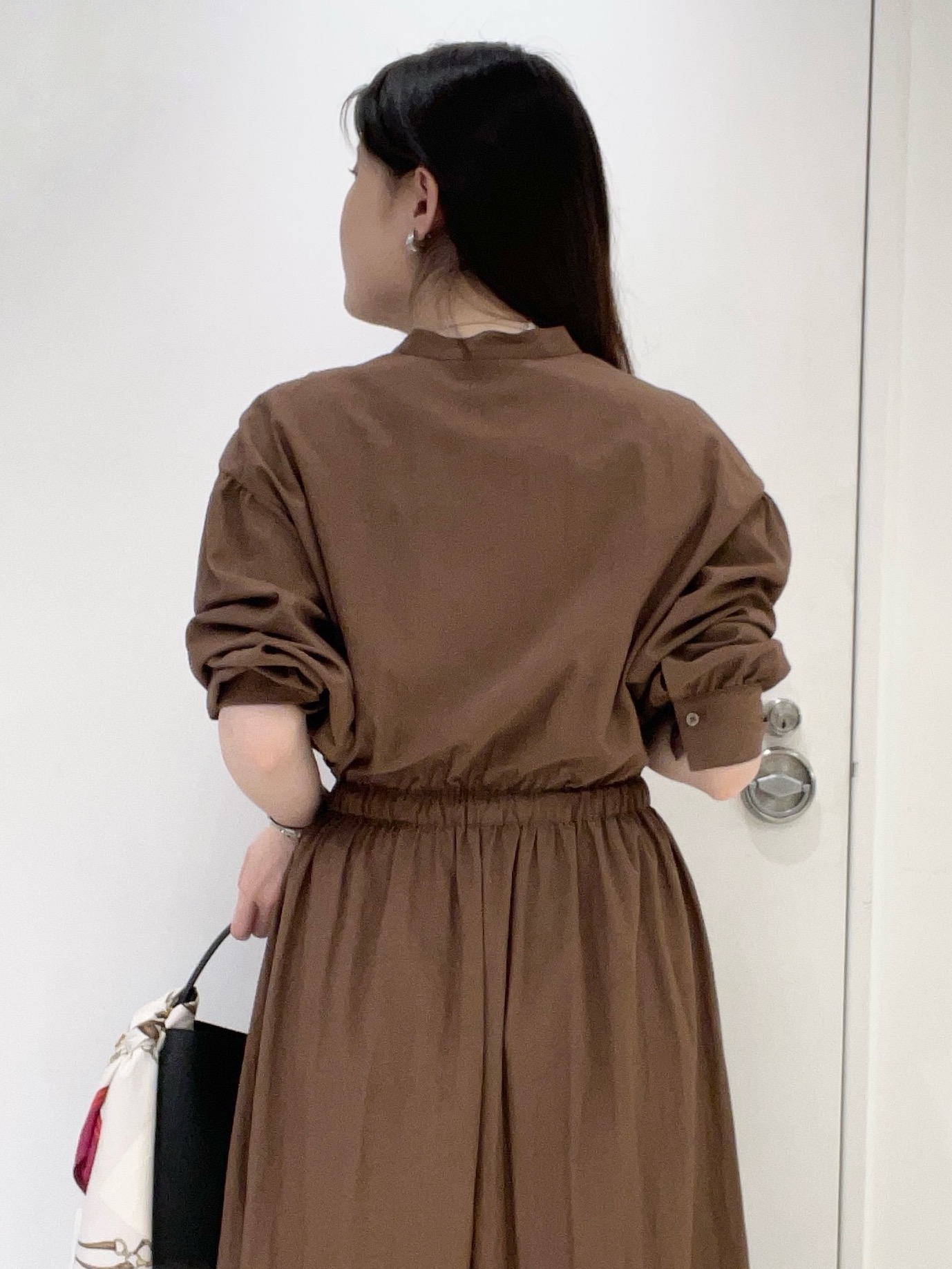 moeさんの「UNTITLED｜ドレープワンピース」を使ったコーディネート