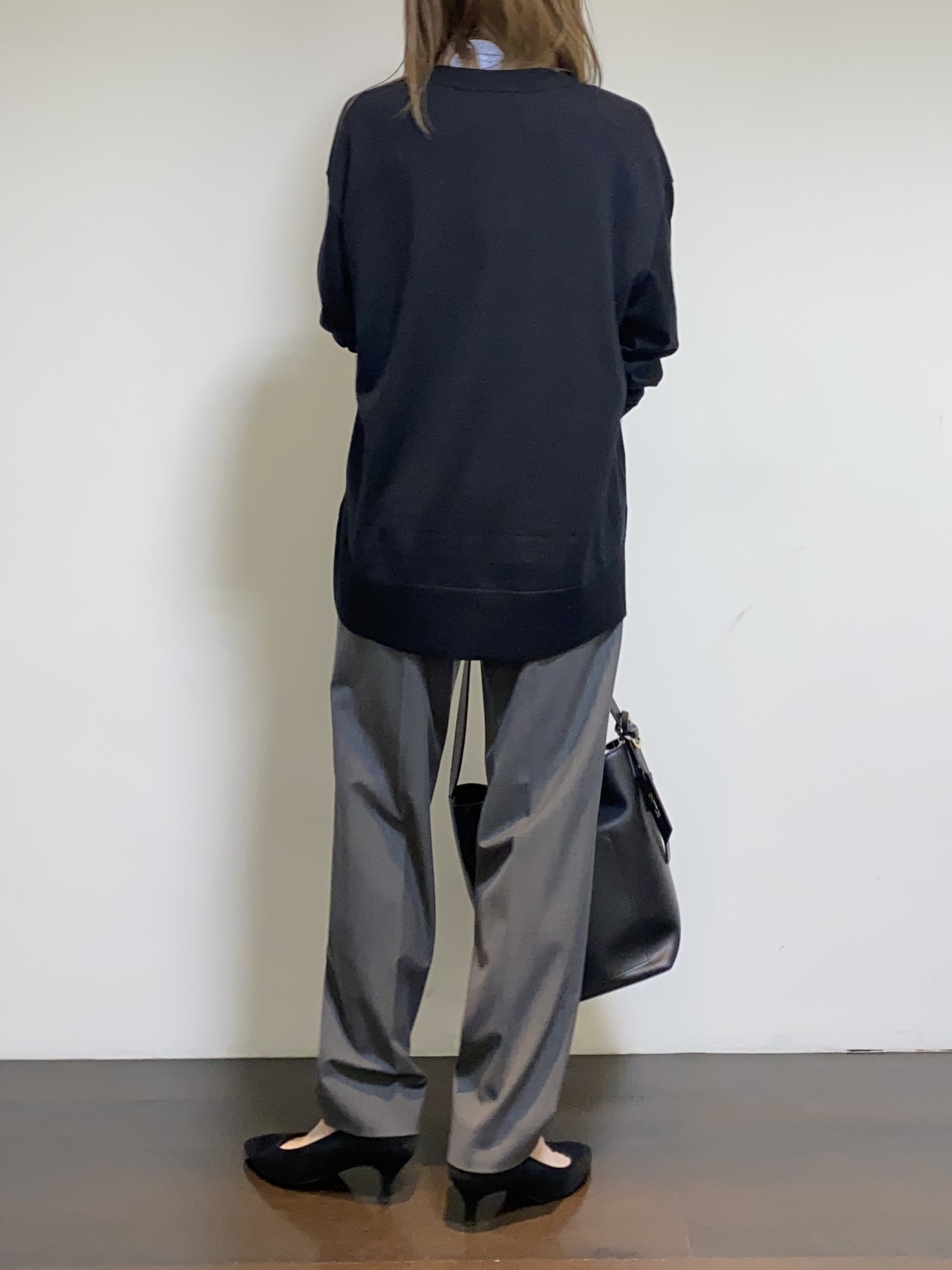 tomoさんの「UNTITLED｜【アンサンブル可/秋羽織り/通勤】シルクウールカシミヤカーディガン」を使ったコーディネート
