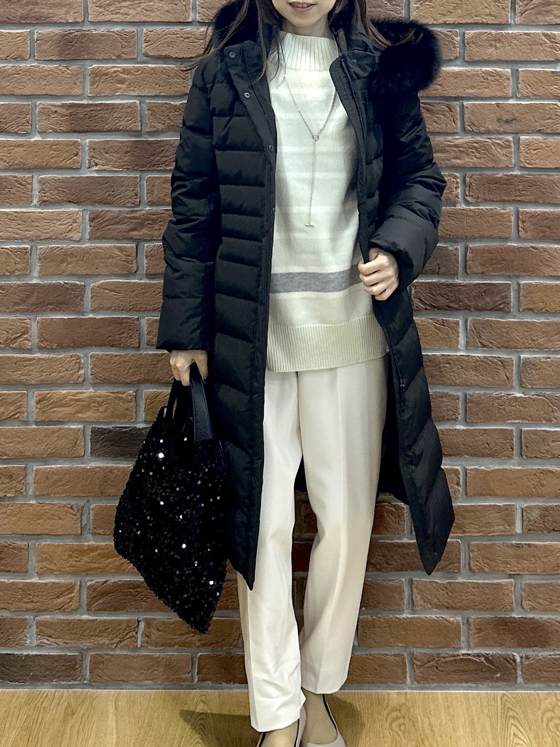 Miwaさんの「UNTITLED｜裏起毛テーパードパンツ」を使ったコーディネート