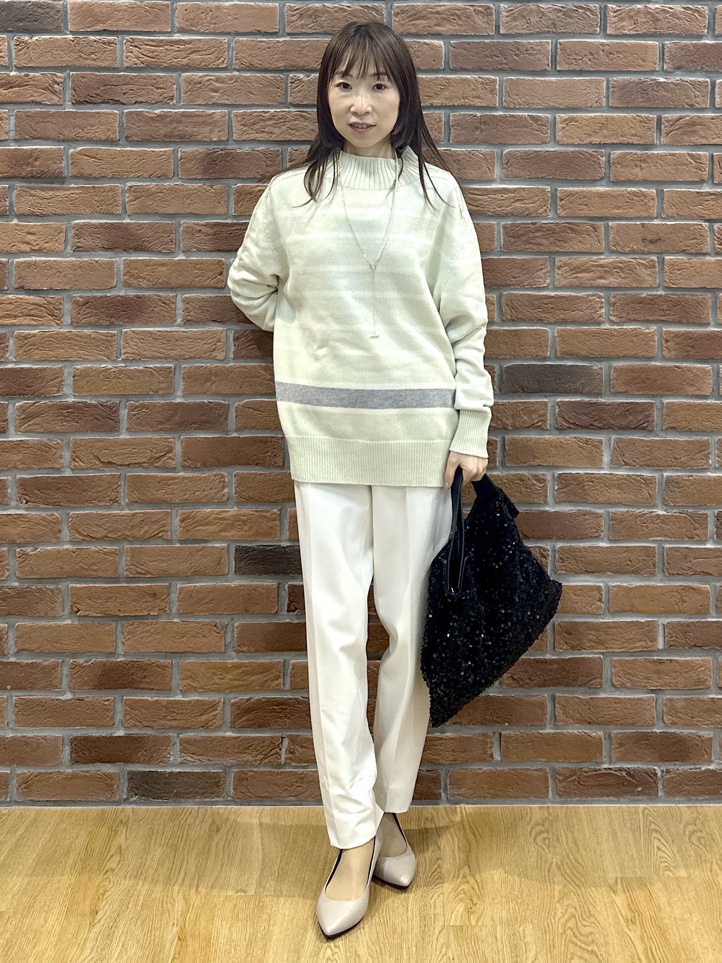 Miwaさんの「UNTITLED｜裏起毛テーパードパンツ」を使ったコーディネート