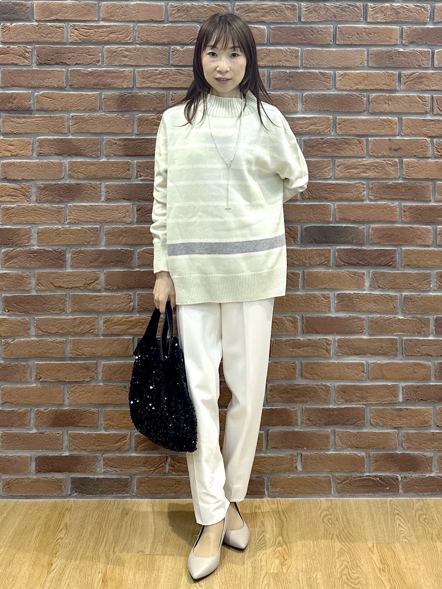 Miwaさんの「UNTITLED｜裏起毛テーパードパンツ」を使ったコーディネート