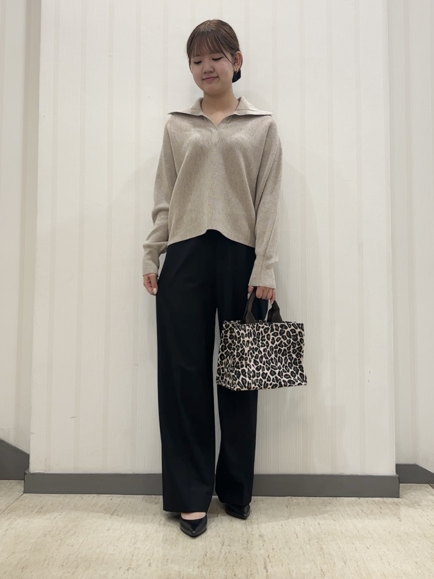 ちひさんの「INDIVI｜【裏起毛／あったかパンツ】ストレートイージーパンツ」を使ったコーディネート