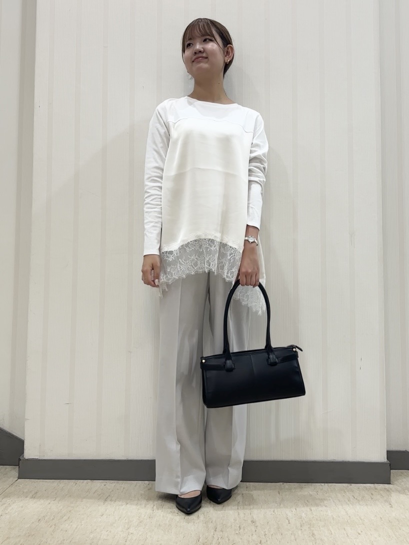 ちひさんの「INDIVI｜【裏起毛／あったかパンツ】ストレートイージーパンツ」を使ったコーディネート