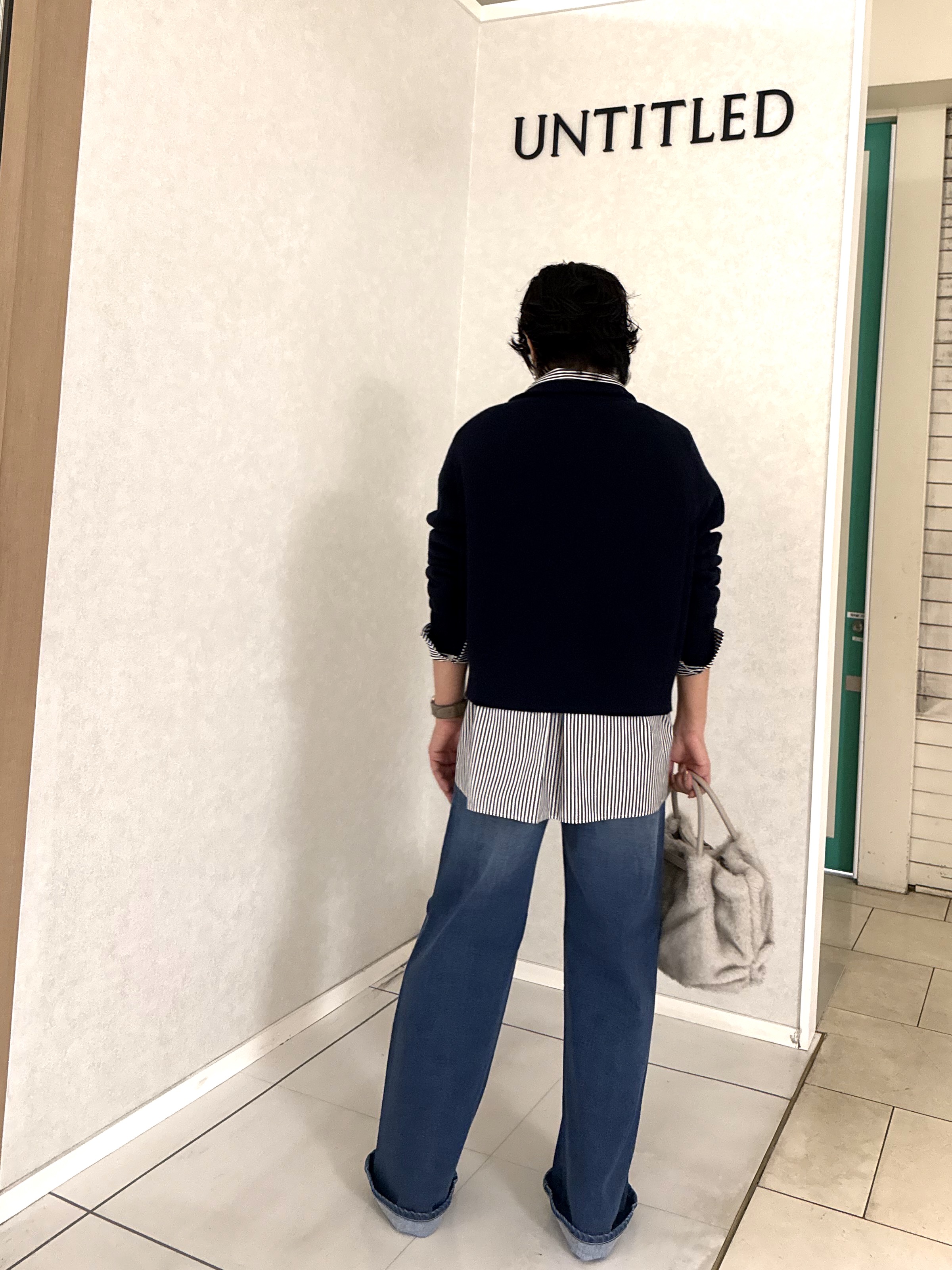 かなこさんの「UNTITLED｜【秋羽織り/ニット】ウールジップカーディガン」を使ったコーディネート