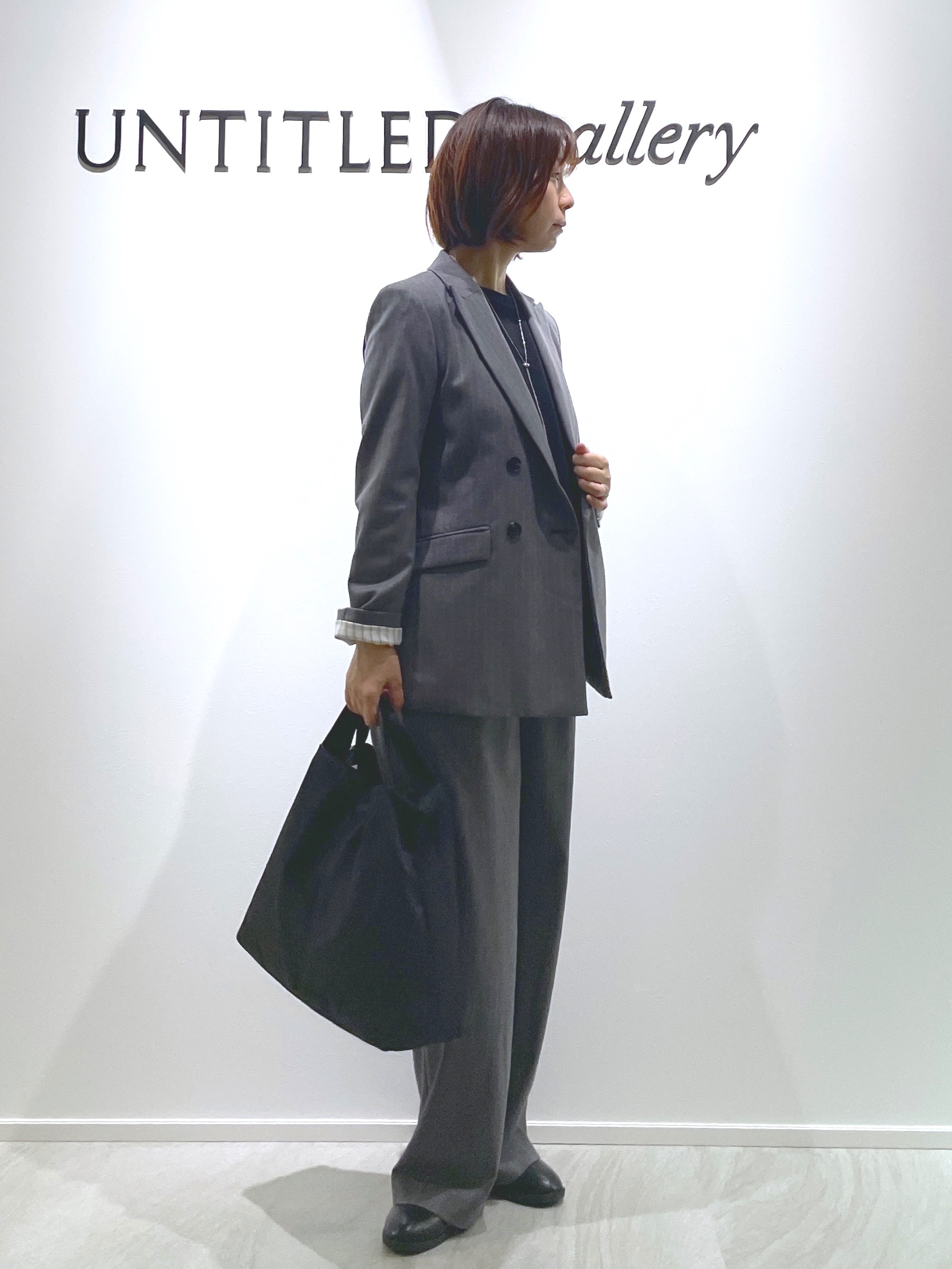 hanaさんの「UNTITLED｜【セットアップ可/ライトアウター/仕事着スーツ】ウールダブルジャケット」を使ったコーディネート