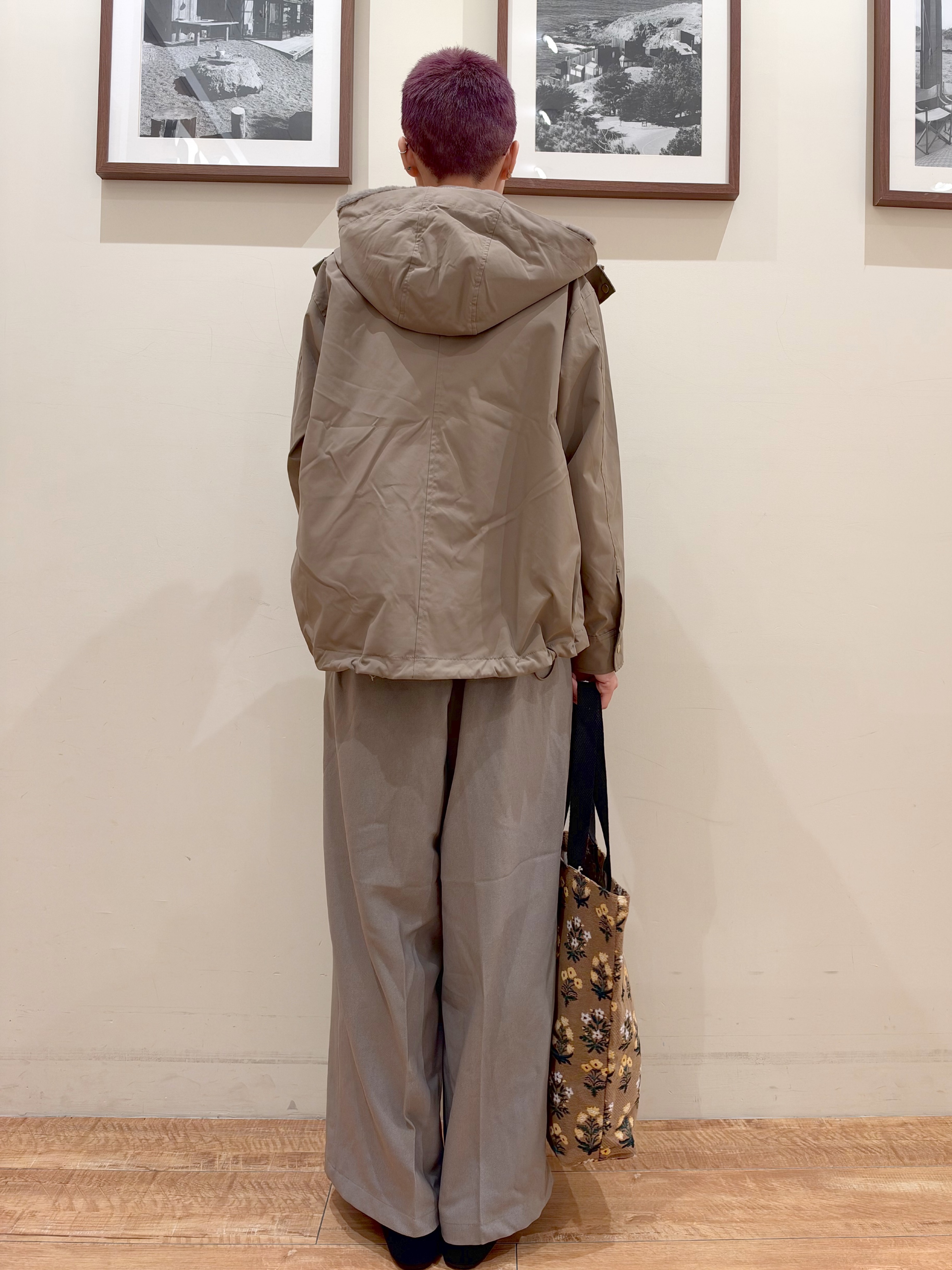 Ayumiさんの「SHOO･LA･RUE｜【洗濯機可/撥水/マルチWAY】ファーライナー付き 毎日欲張りマンパ」を使ったコーディネート