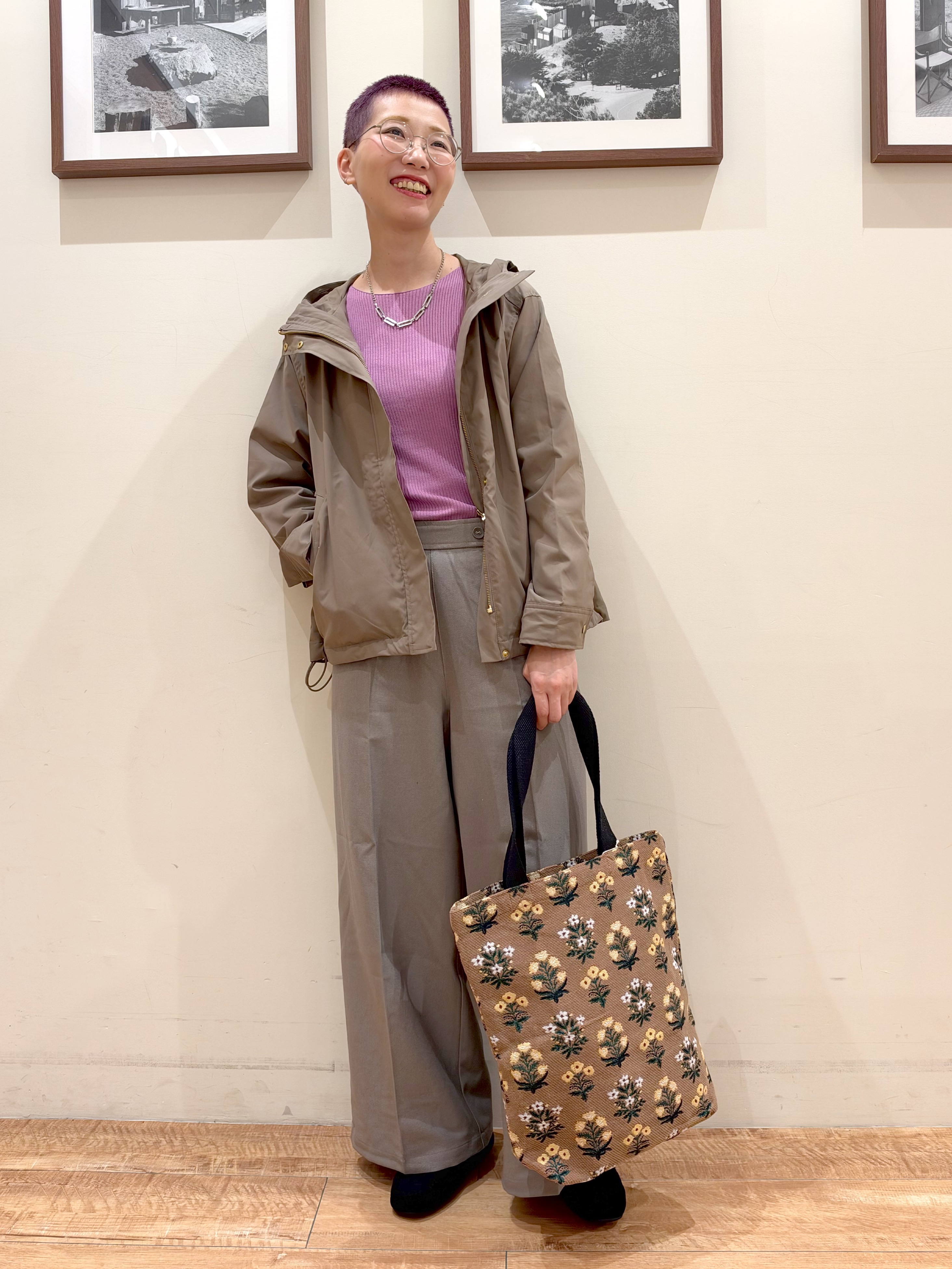 Ayumiさんの「SHOO･LA･RUE｜【洗濯機可/撥水/マルチWAY】ファーライナー付き 毎日欲張りマンパ」を使ったコーディネート