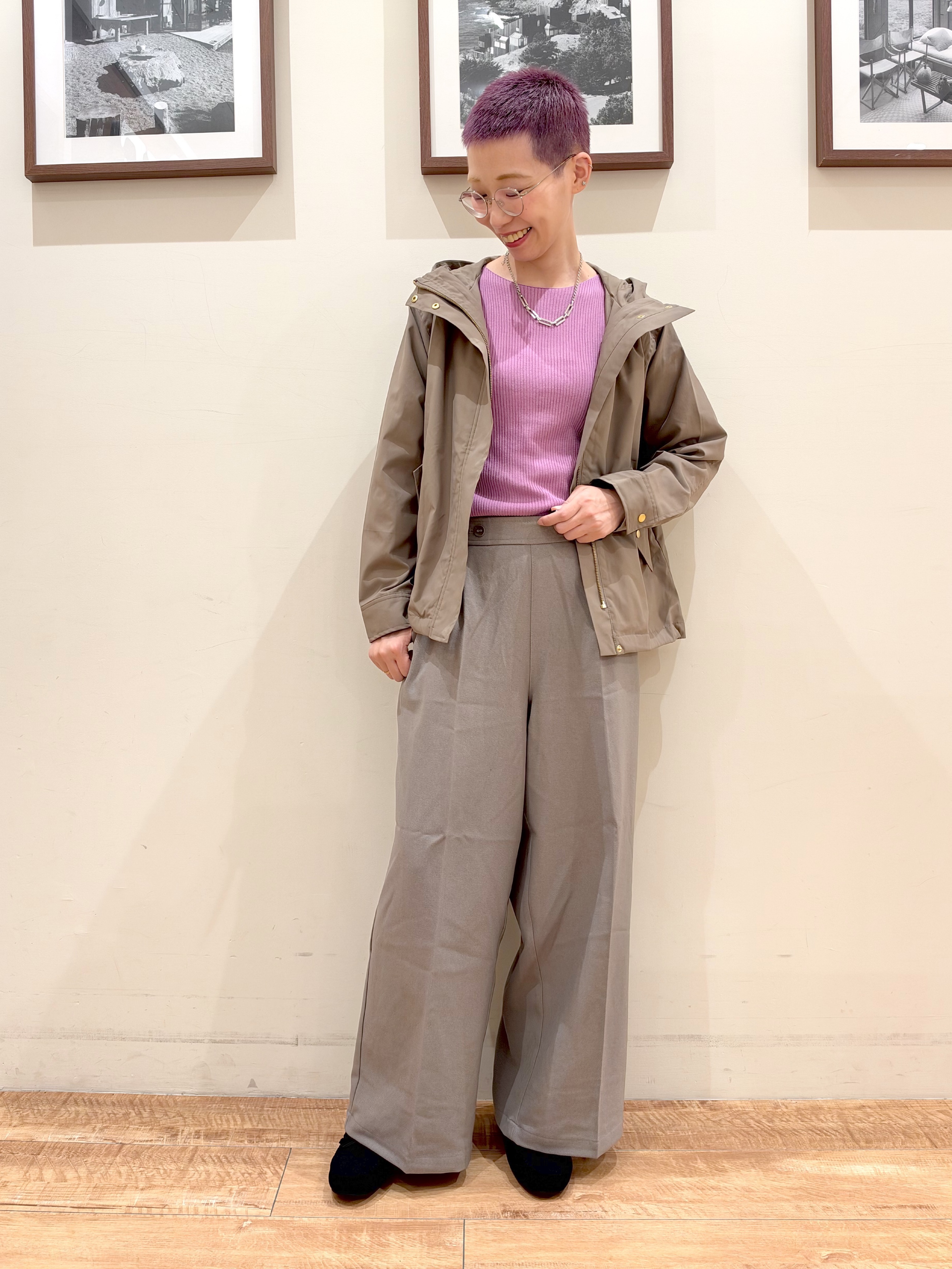 Ayumiさんの「SHOO･LA･RUE｜【洗濯機可/撥水/マルチWAY】ファーライナー付き 毎日欲張りマンパ」を使ったコーディネート