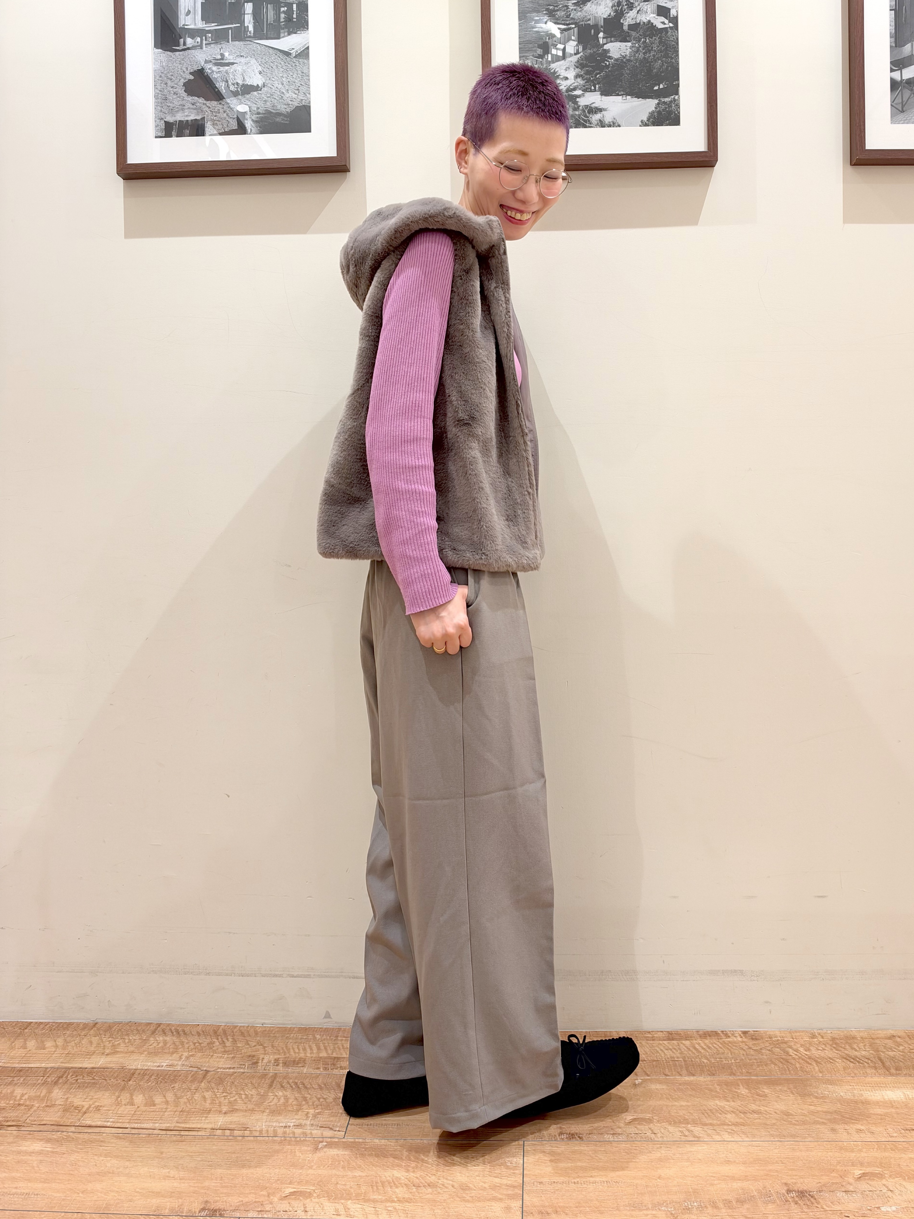 Ayumiさんの「SHOO･LA･RUE｜【洗濯機可/撥水/マルチWAY】ファーライナー付き 毎日欲張りマンパ」を使ったコーディネート