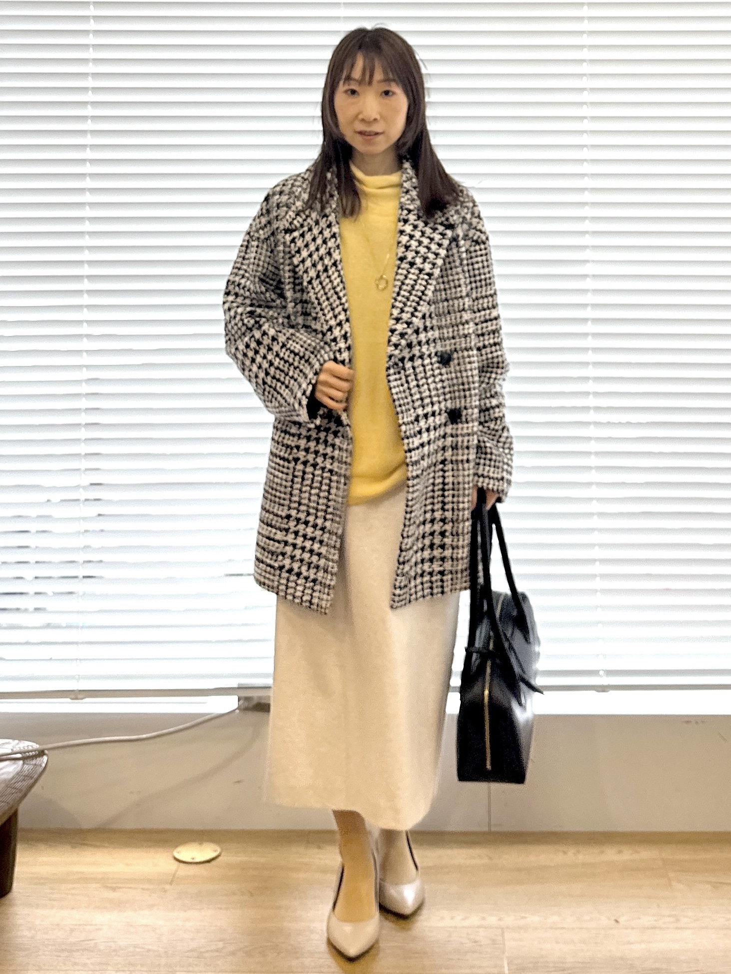 Miwaさんの「UNTITLED｜【セットアップ可/ウエストゴム/ジャージライク】Iラインシルエットスカート」を使ったコーディネート