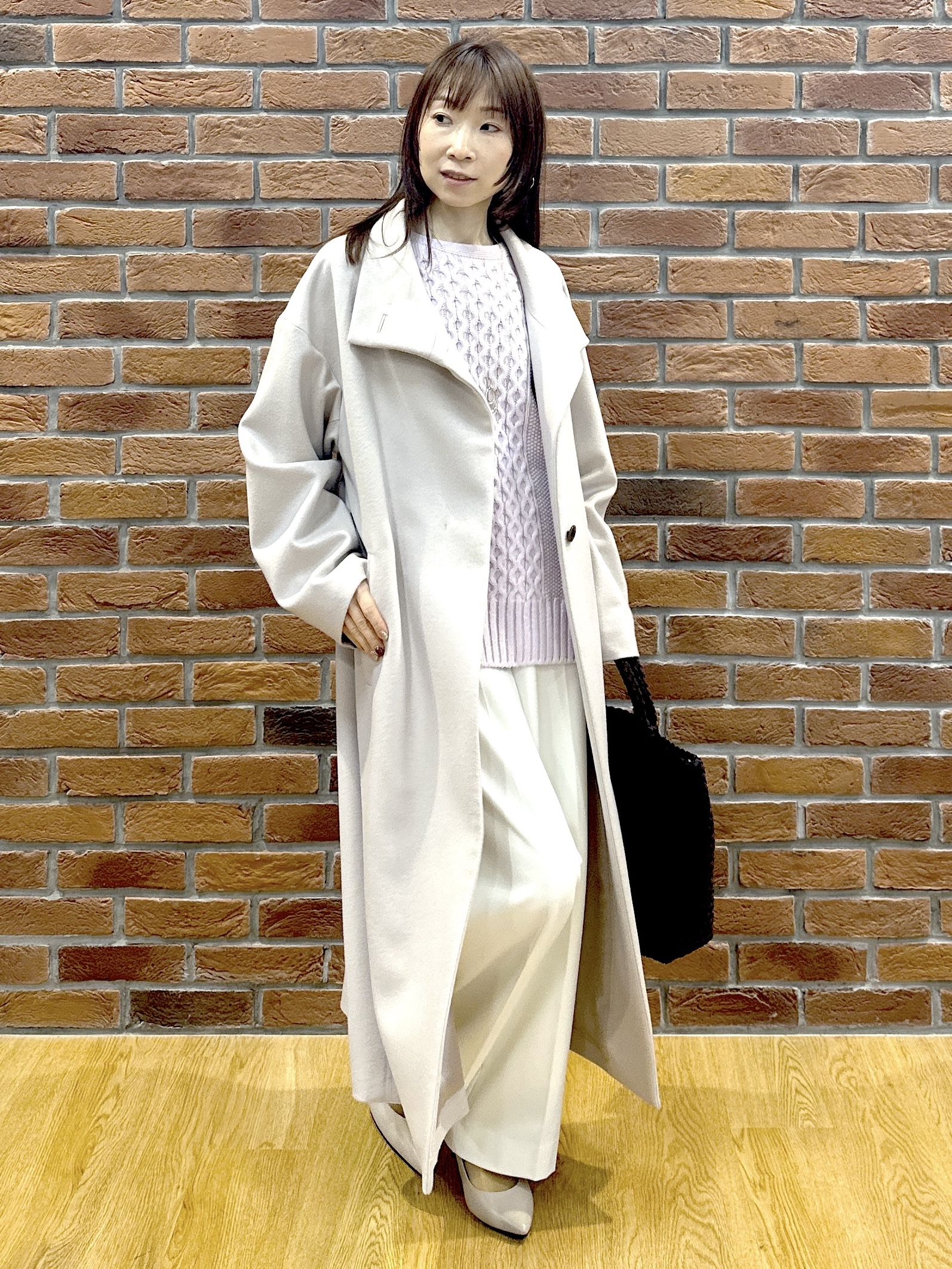 Miwaさんの「UNTITLED｜裏起毛ワイドパンツ」を使ったコーディネート