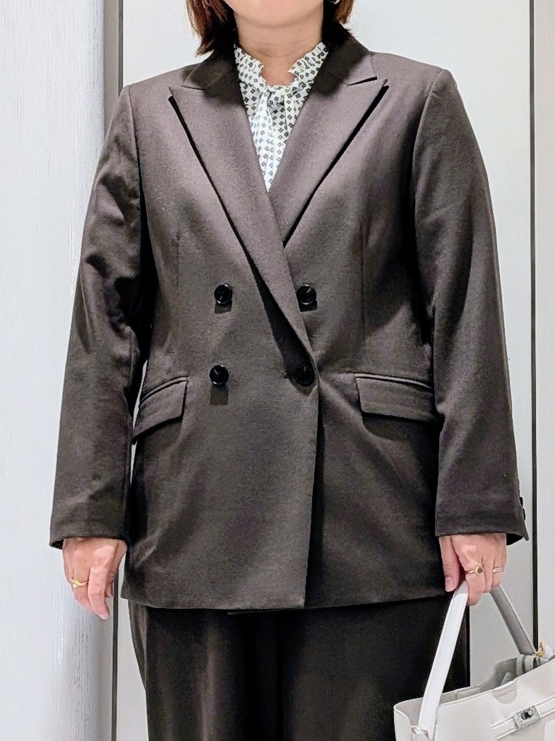 Onumaさんの「UNTITLED｜【セットアップ可/ライトアウター/仕事着スーツ】ウールダブルジャケット」を使ったコーディネート