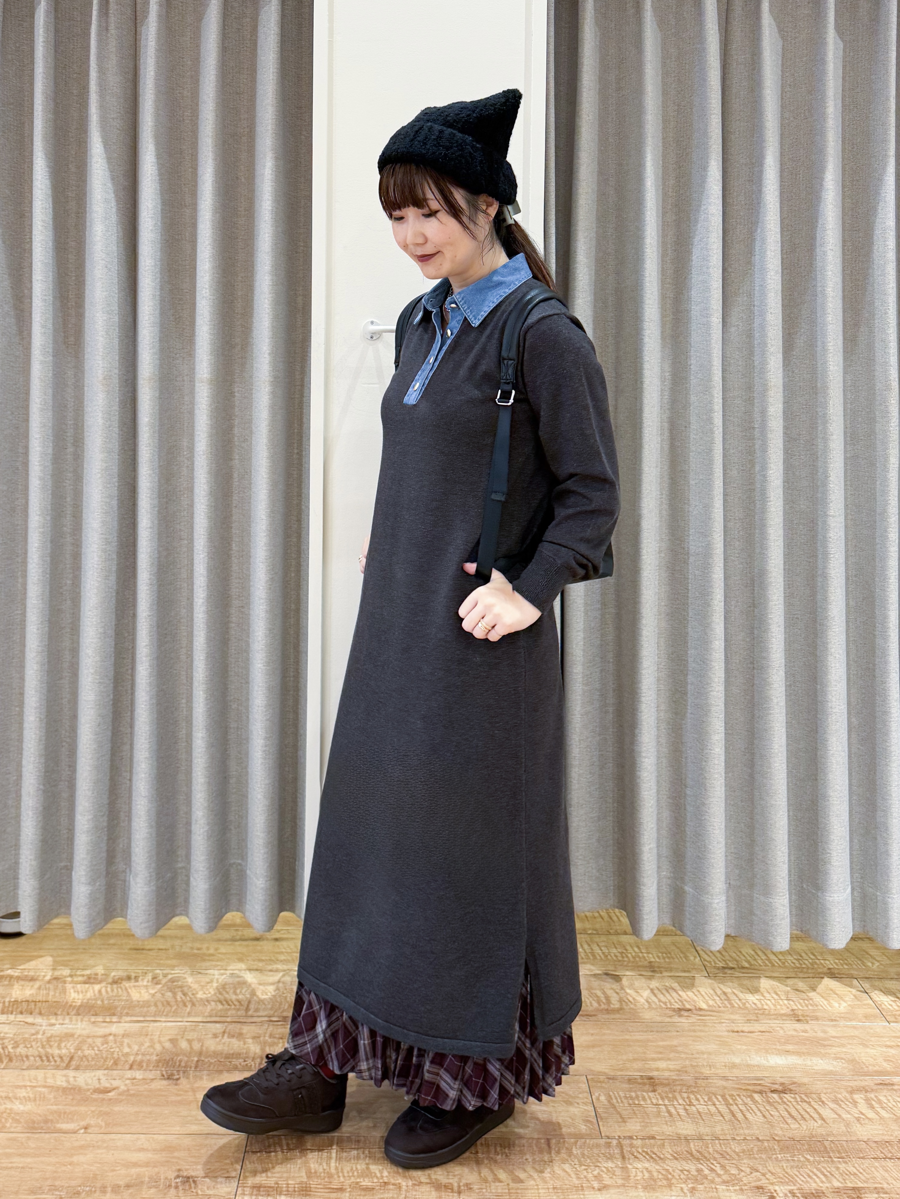 愛さんの「SHOO･LA･RUE｜【洗濯機可/撥水/マルチWAY】ファーライナー付き 毎日欲張りマンパ」を使ったコーディネート