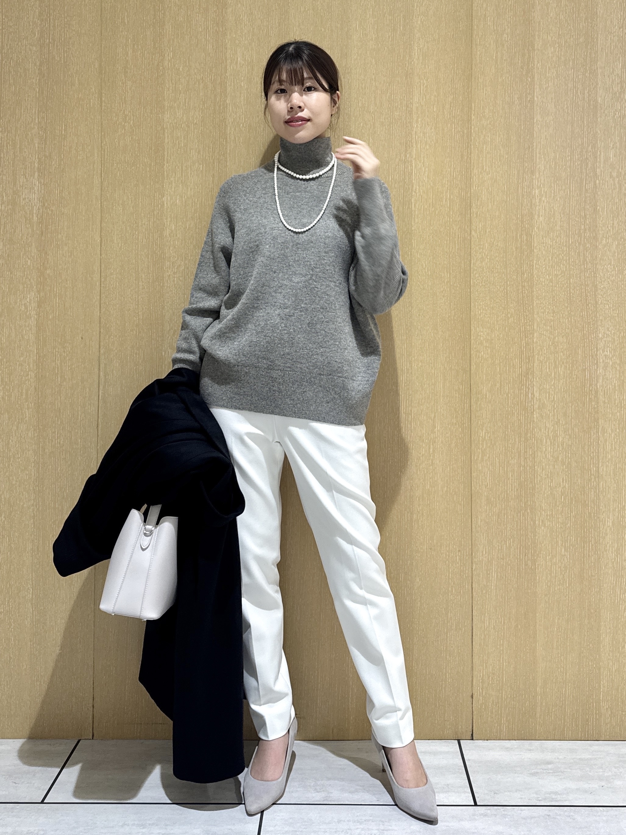 nanaさんの「UNTITLED｜裏起毛テーパードパンツ」を使ったコーディネート
