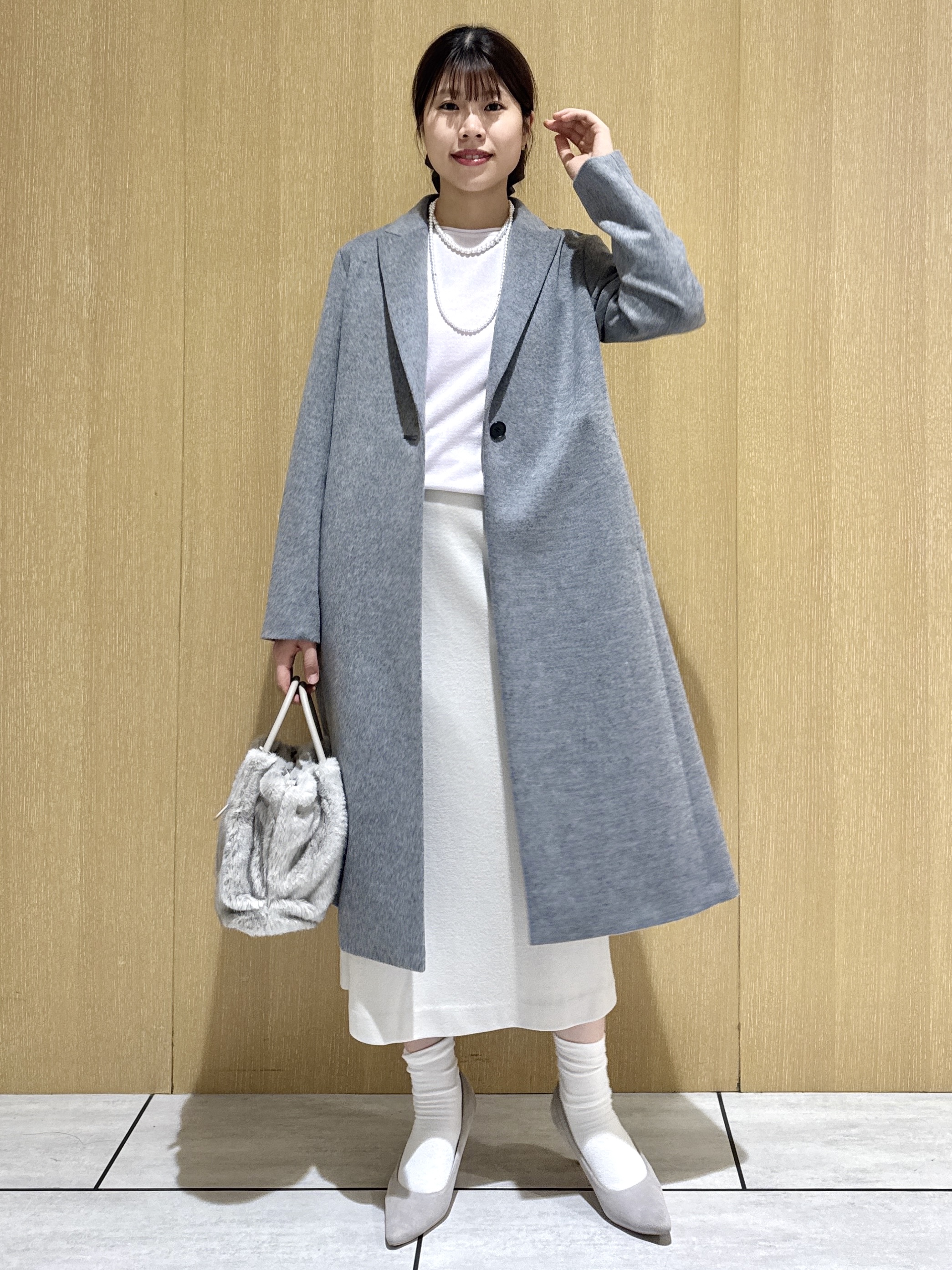 nanaさんの「UNTITLED｜ウールカシミヤテーラーコート」を使ったコーディネート
