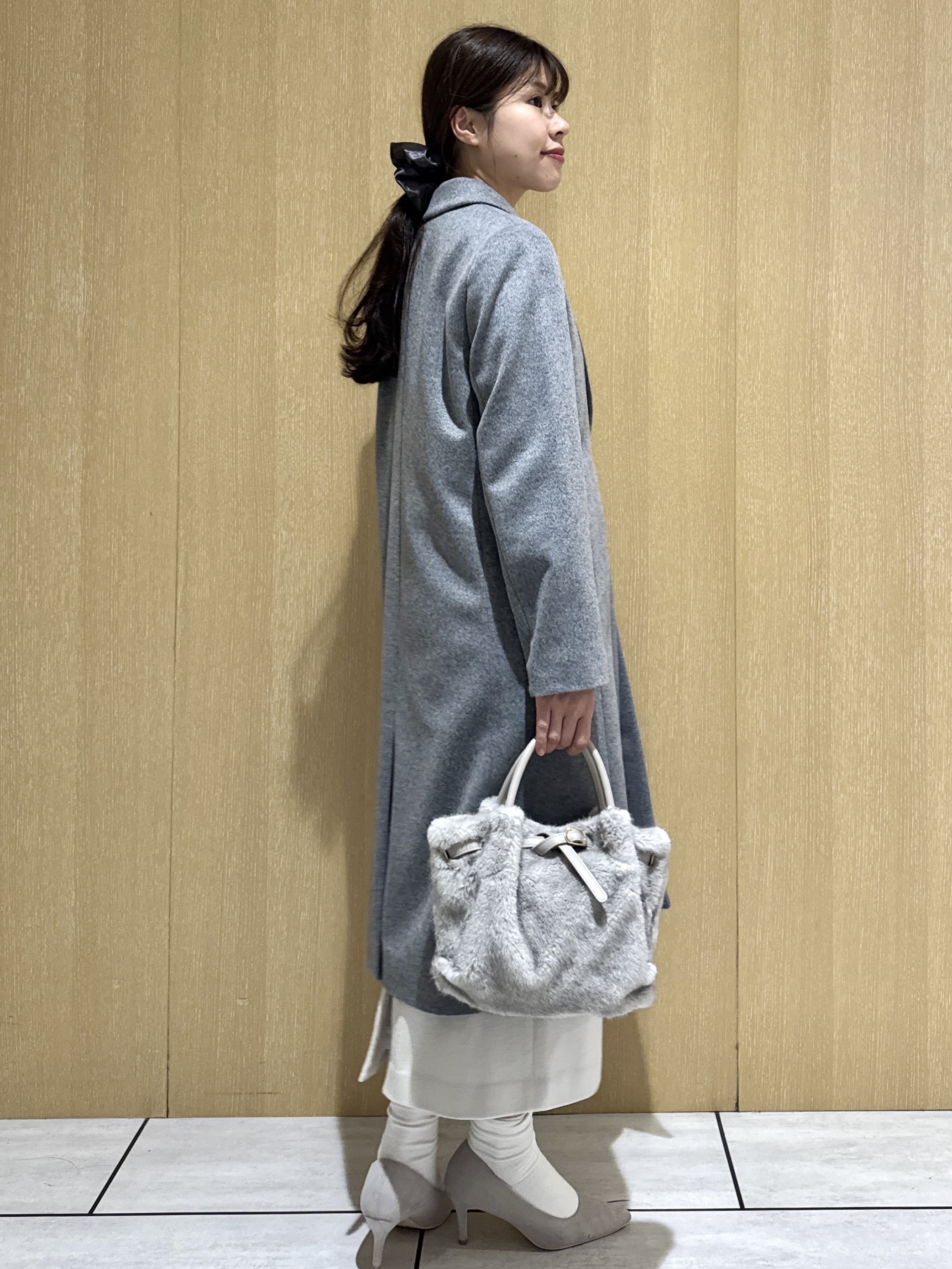 nanaさんの「UNTITLED｜ウールカシミヤテーラーコート」を使ったコーディネート