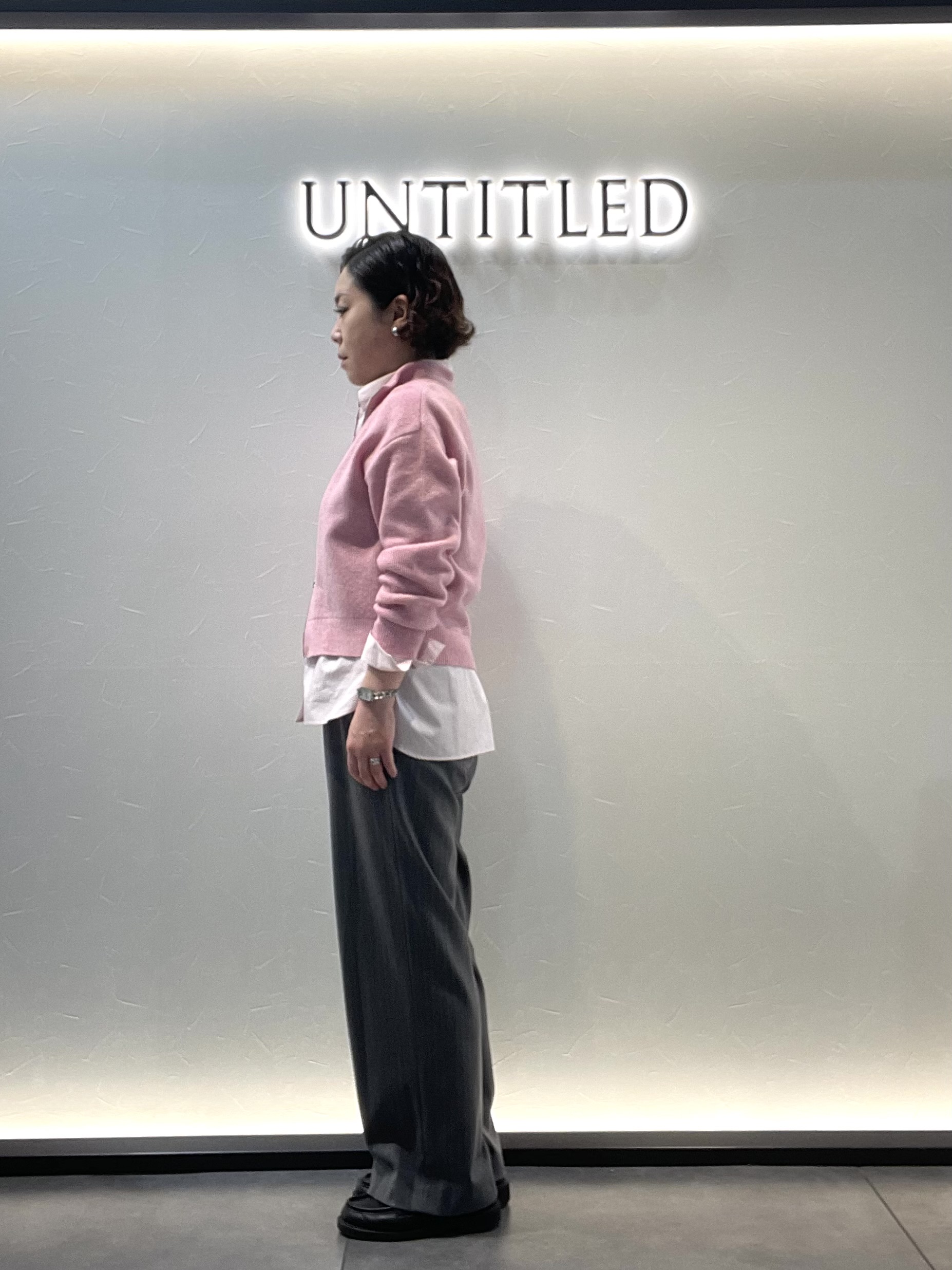 Wachiさんの「UNTITLED｜【秋羽織り/ニット】ウールジップカーディガン」を使ったコーディネート