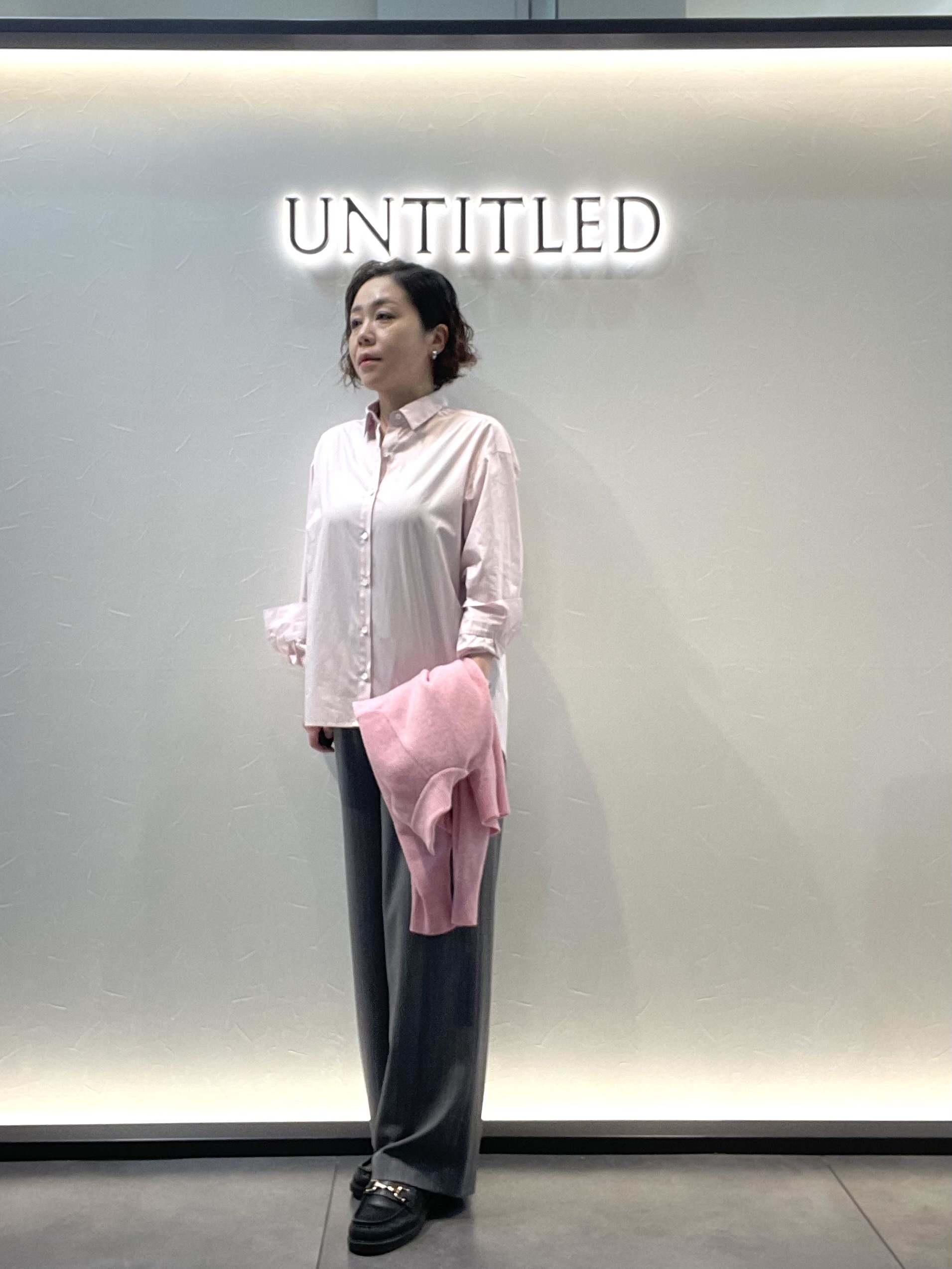 Wachiさんの「UNTITLED｜【秋羽織り/ニット】ウールジップカーディガン」を使ったコーディネート