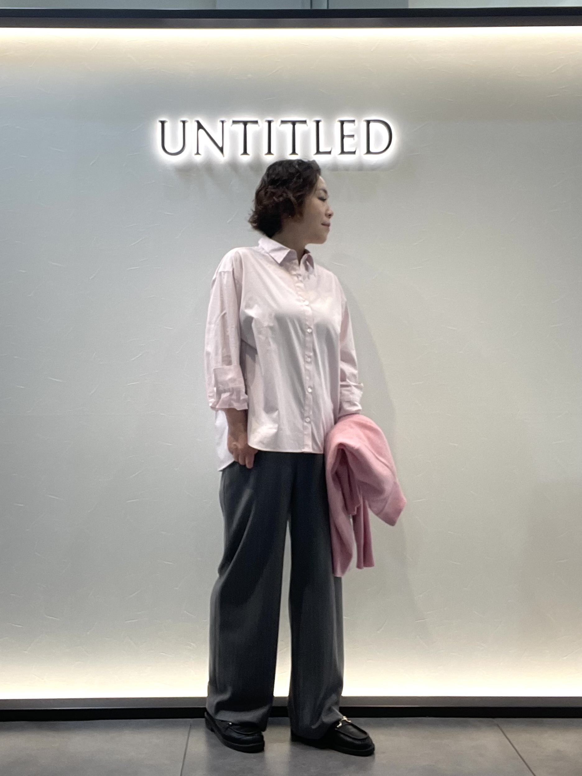 Wachiさんの「UNTITLED｜【秋羽織り/ニット】ウールジップカーディガン」を使ったコーディネート