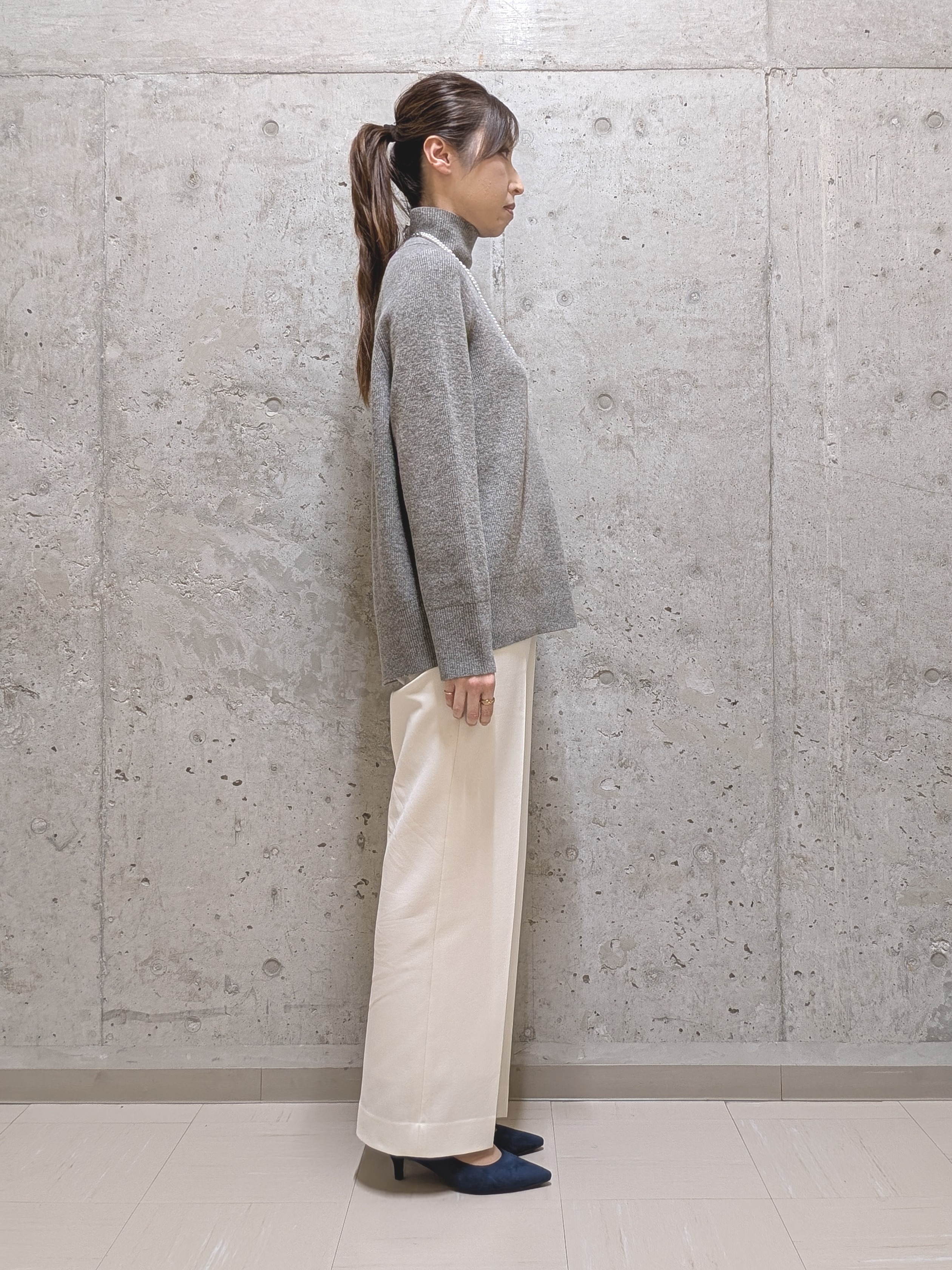 YUKAさんの「UNTITLED｜ハイネックボリュームニット」を使ったコーディネート
