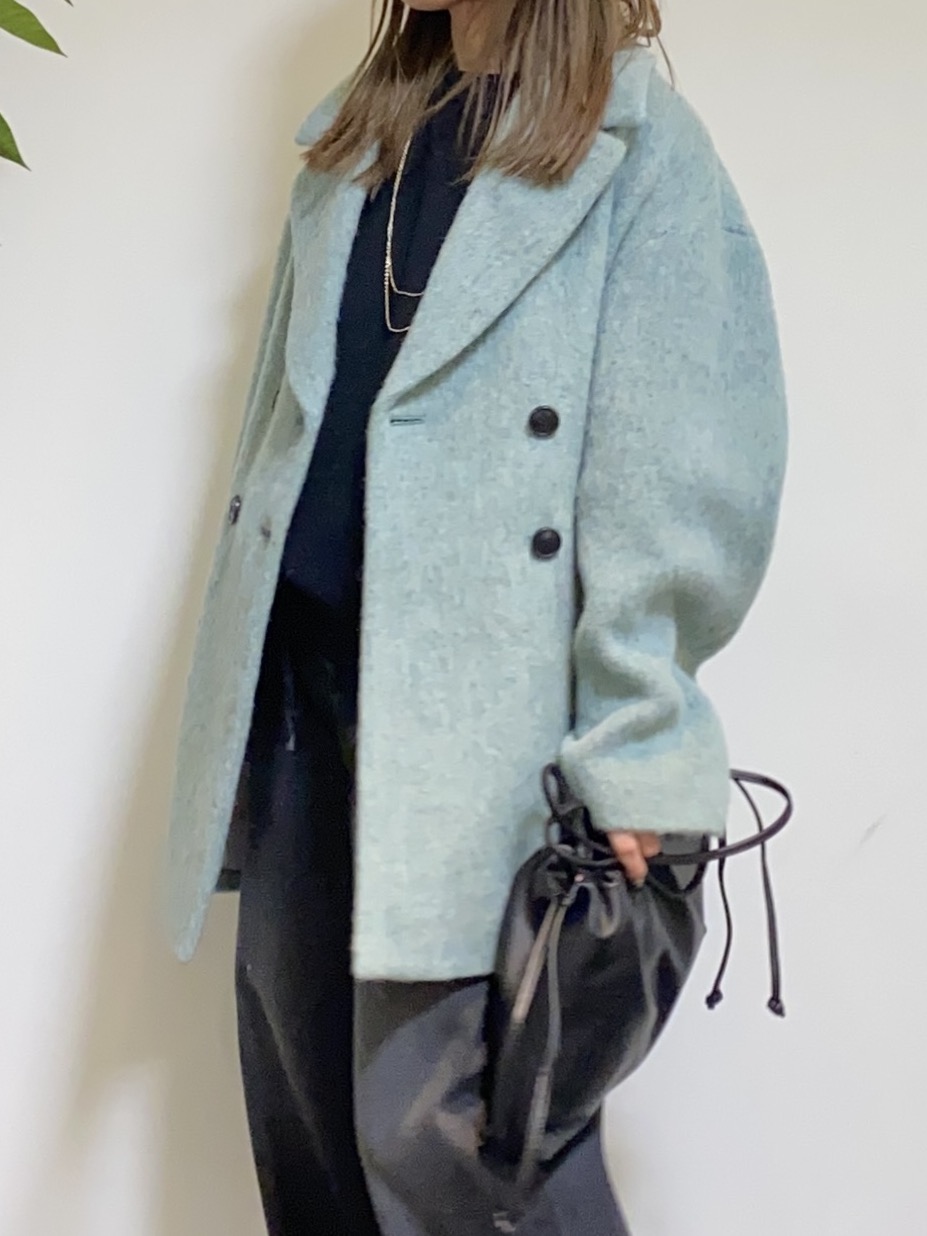 tomoさんの「UNTITLED｜シャギーダブルコート」を使ったコーディネート