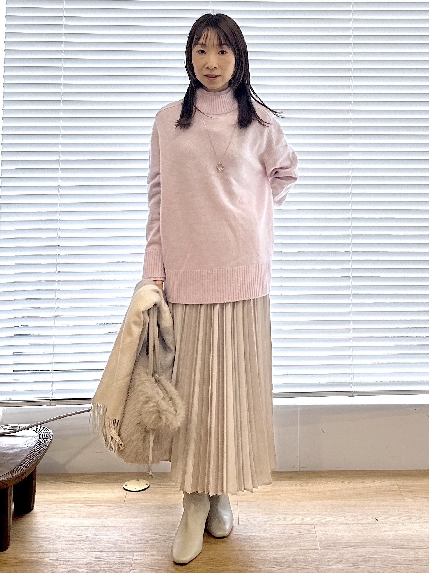 Miwaさんの「UNTITLED｜【ステンレスチェーン】クロスリングネックレス」を使ったコーディネート