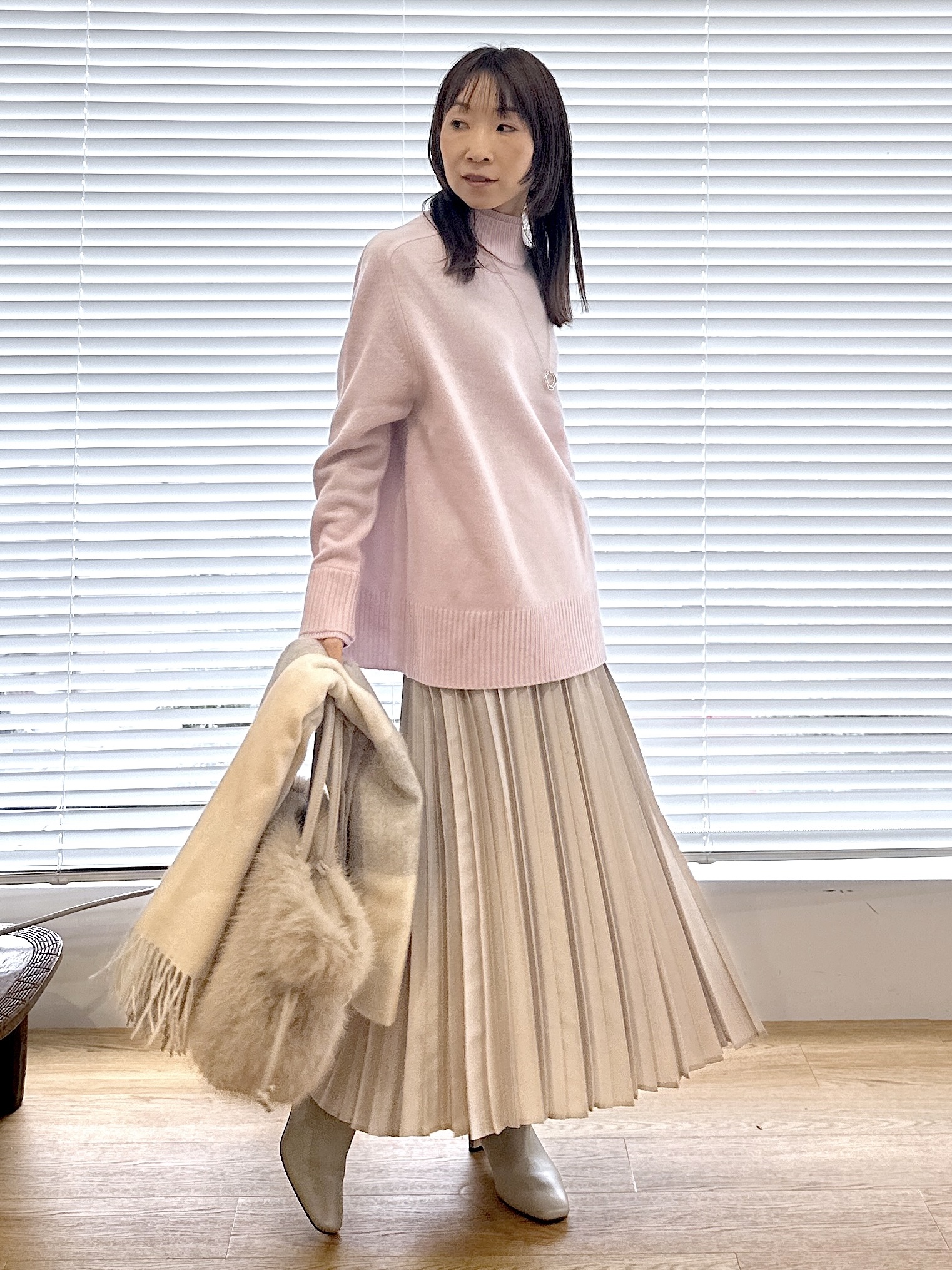 Miwaさんの「UNTITLED｜【ステンレスチェーン】クロスリングネックレス」を使ったコーディネート