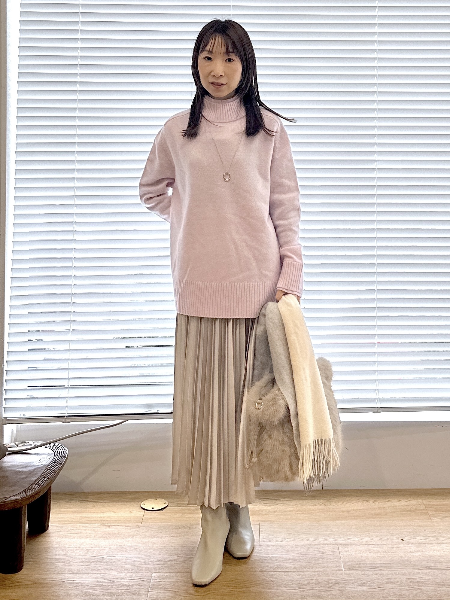 Miwaさんの「UNTITLED｜【ステンレスチェーン】クロスリングネックレス」を使ったコーディネート