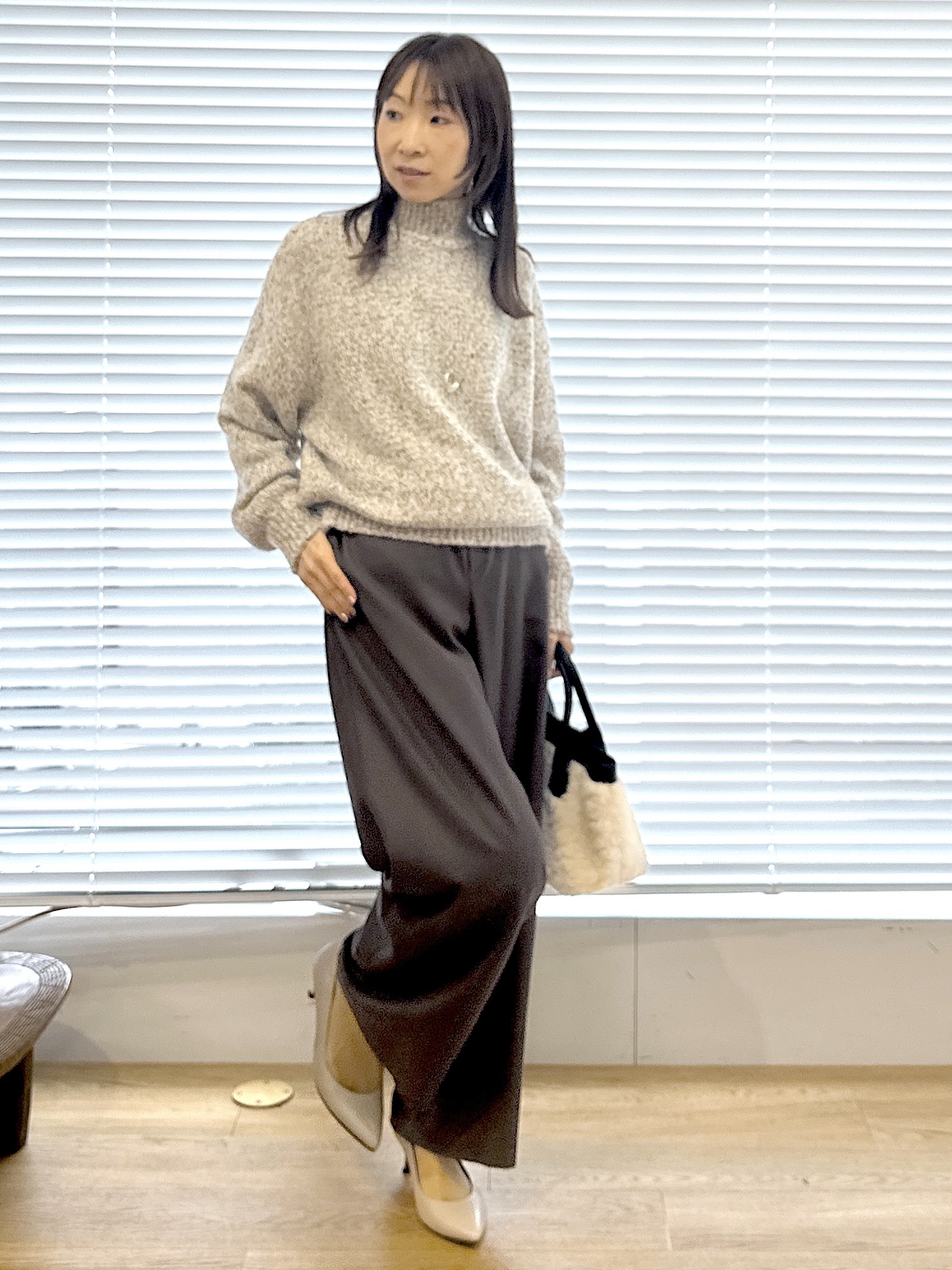 Miwaさんの「UNTITLED｜【1枚で着映え/レイヤードにも】レースドッキングプルオーバー」を使ったコーディネート