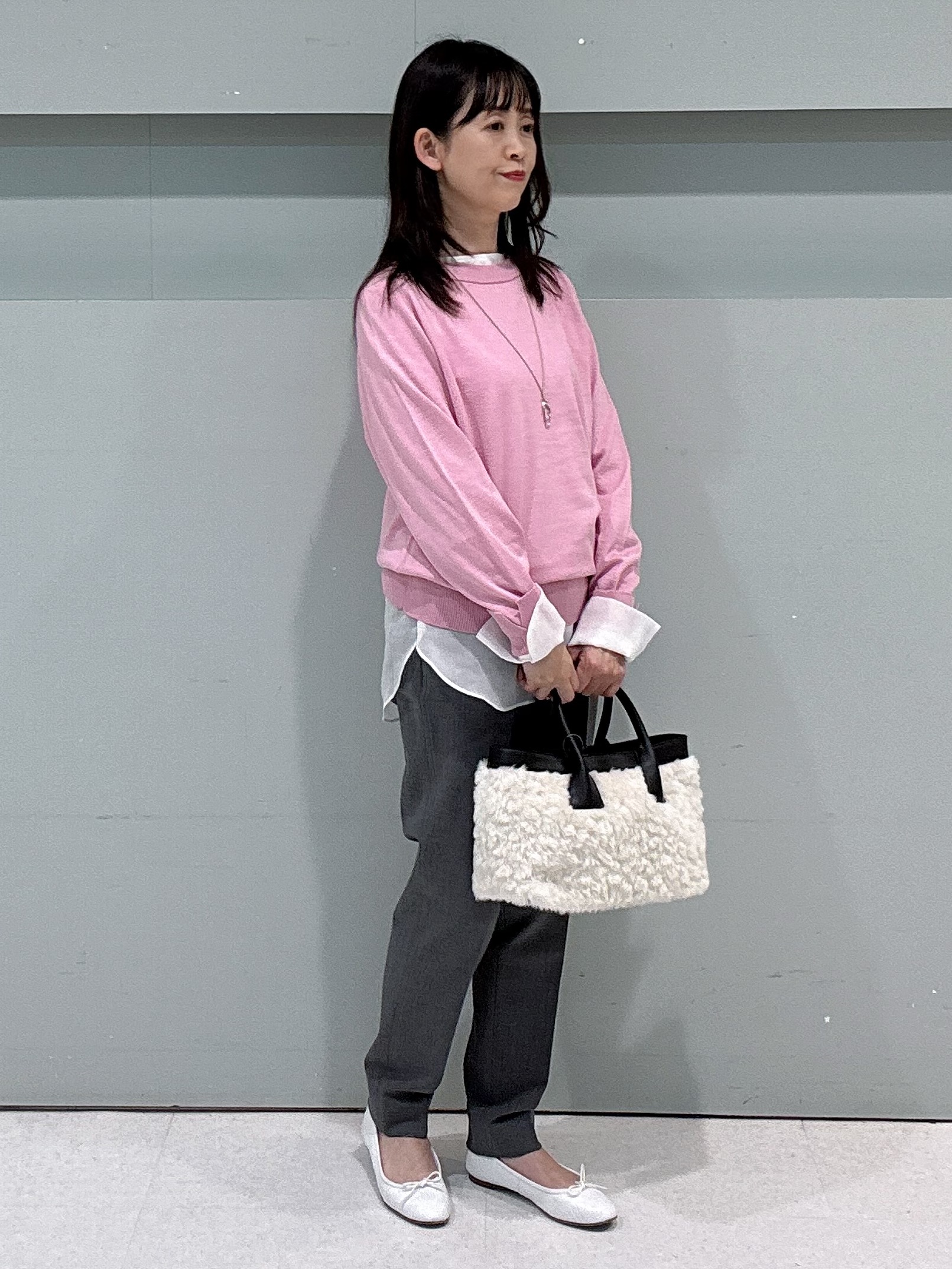 makiさんの「UNTITLED｜【軽アウター/中綿/秋冬コート】ショートブルゾン」を使ったコーディネート