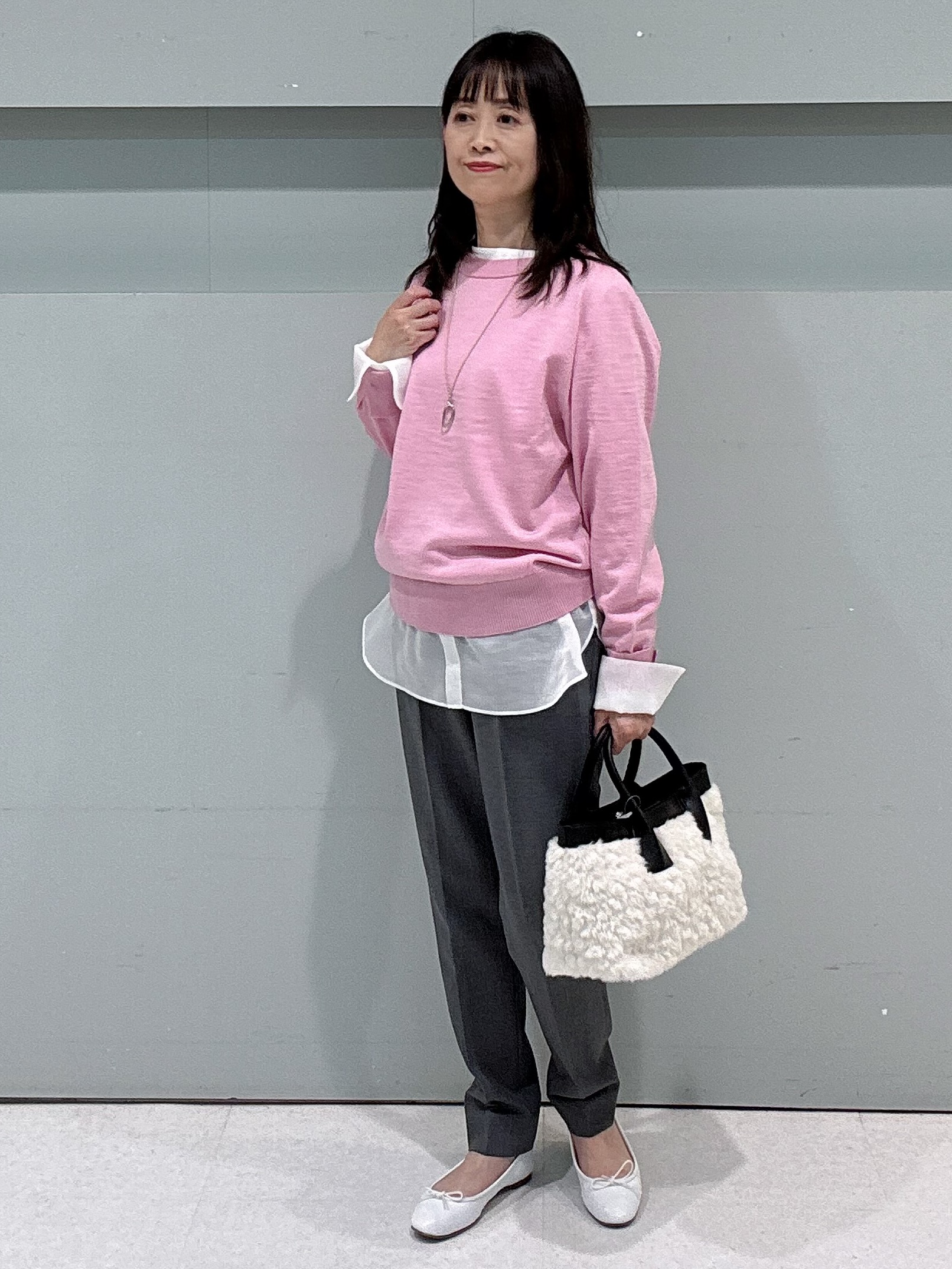 makiさんの「UNTITLED｜【軽アウター/中綿/秋冬コート】ショートブルゾン」を使ったコーディネート