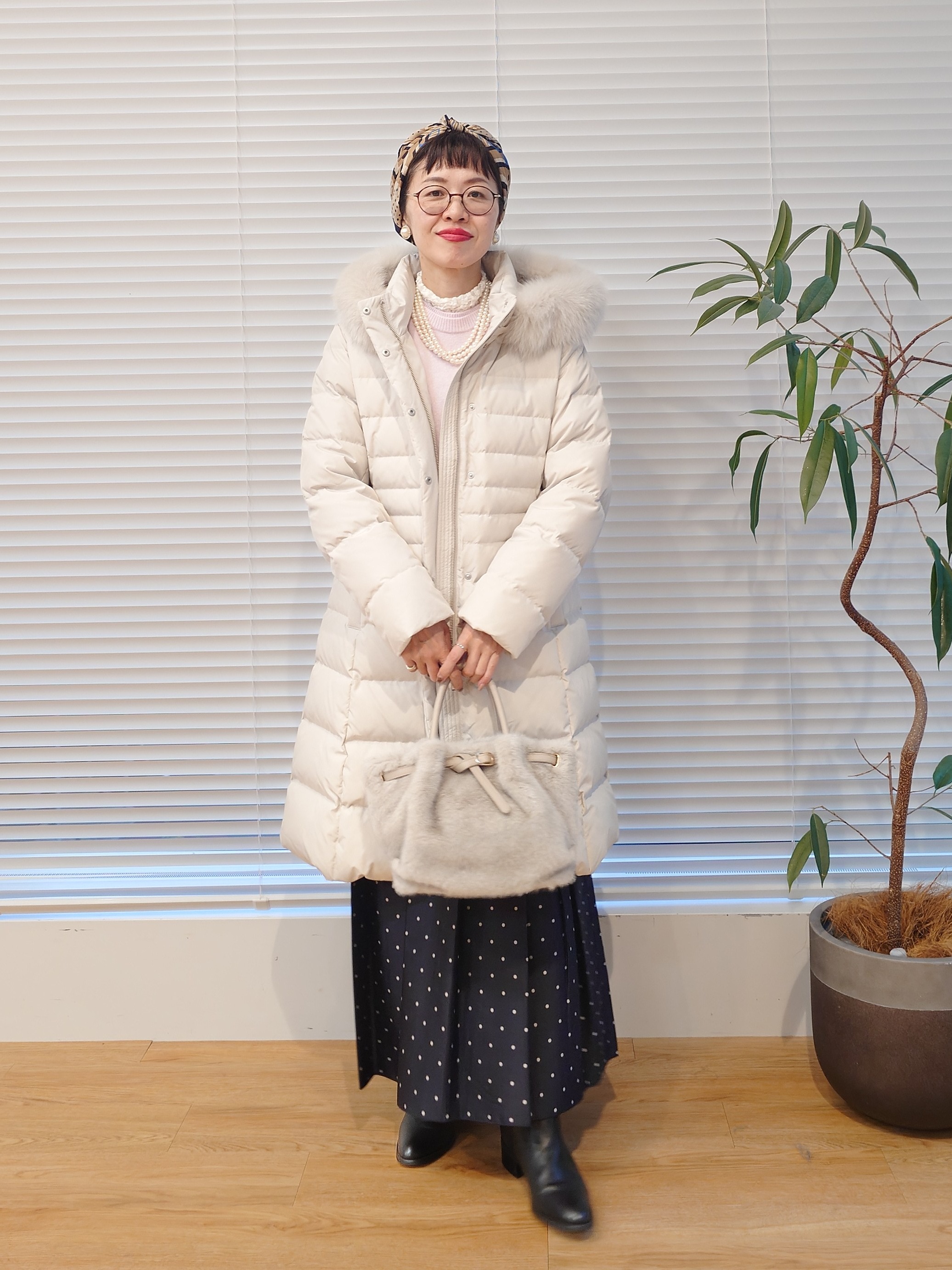 MUTSUKOさんの「UNTITLED｜【重ね着レイヤード】レースハイネックトップス」を使ったコーディネート