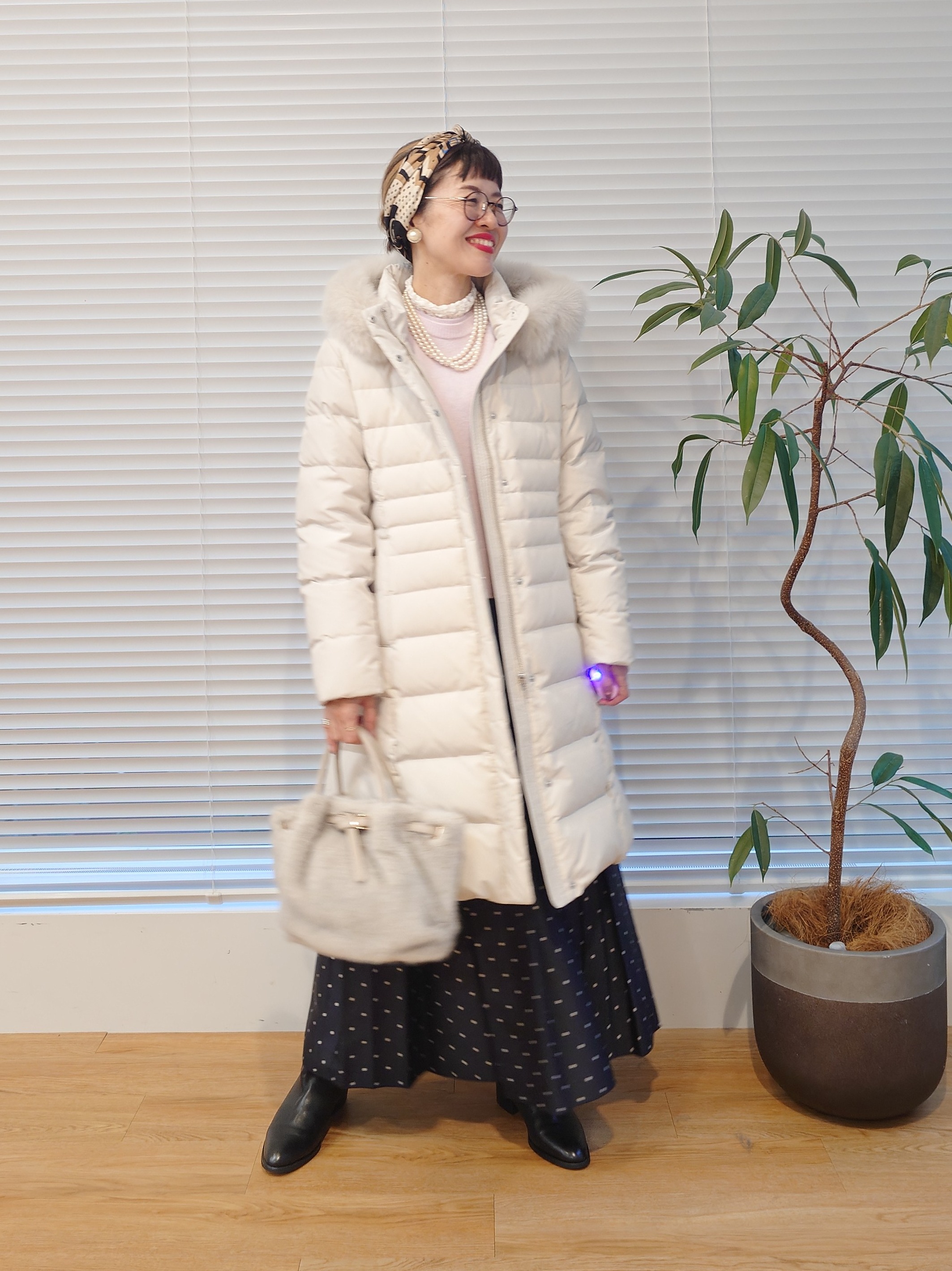 MUTSUKOさんの「UNTITLED｜【重ね着レイヤード】レースハイネックトップス」を使ったコーディネート