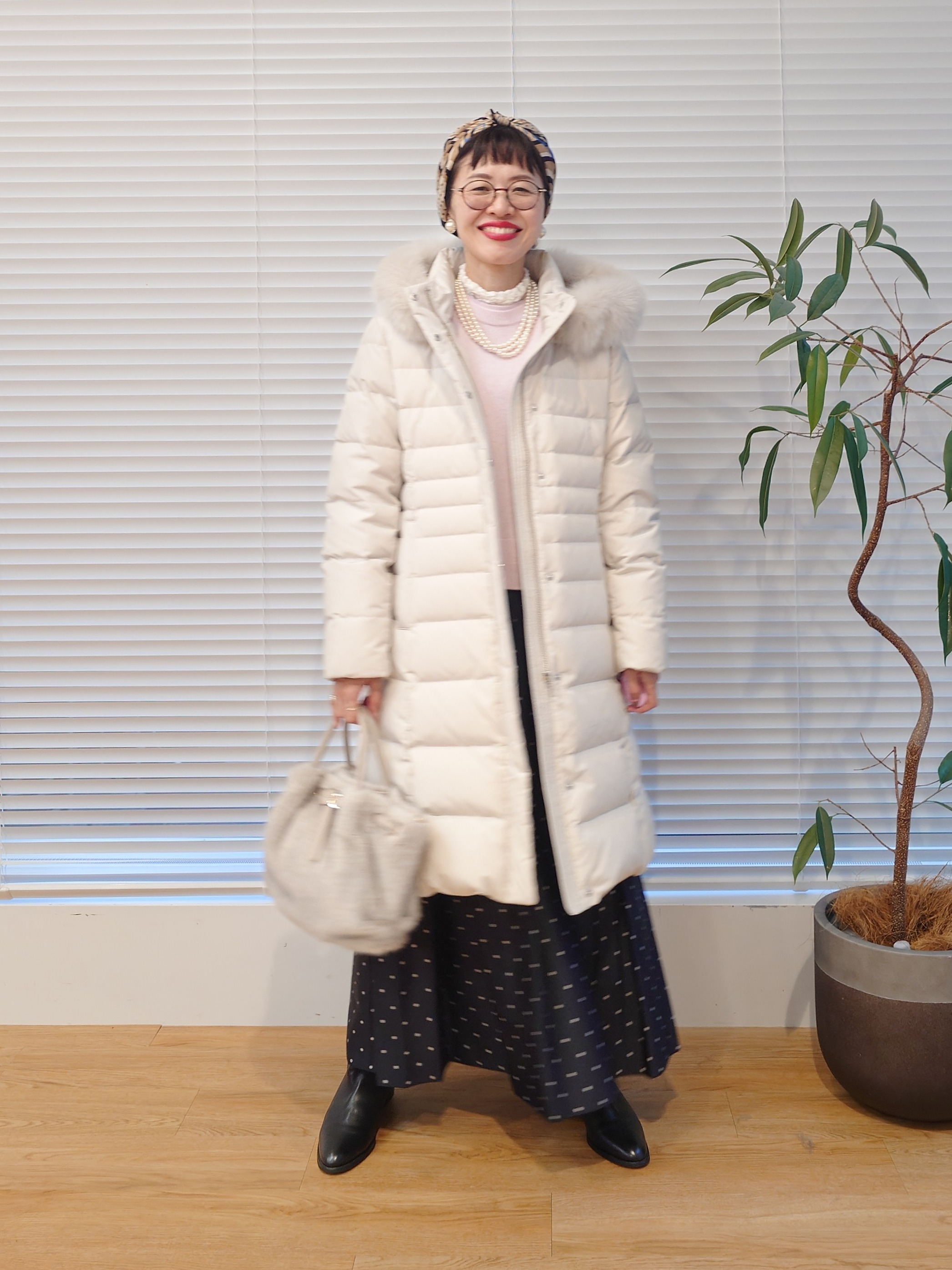 MUTSUKOさんの「UNTITLED｜【重ね着レイヤード】レースハイネックトップス」を使ったコーディネート