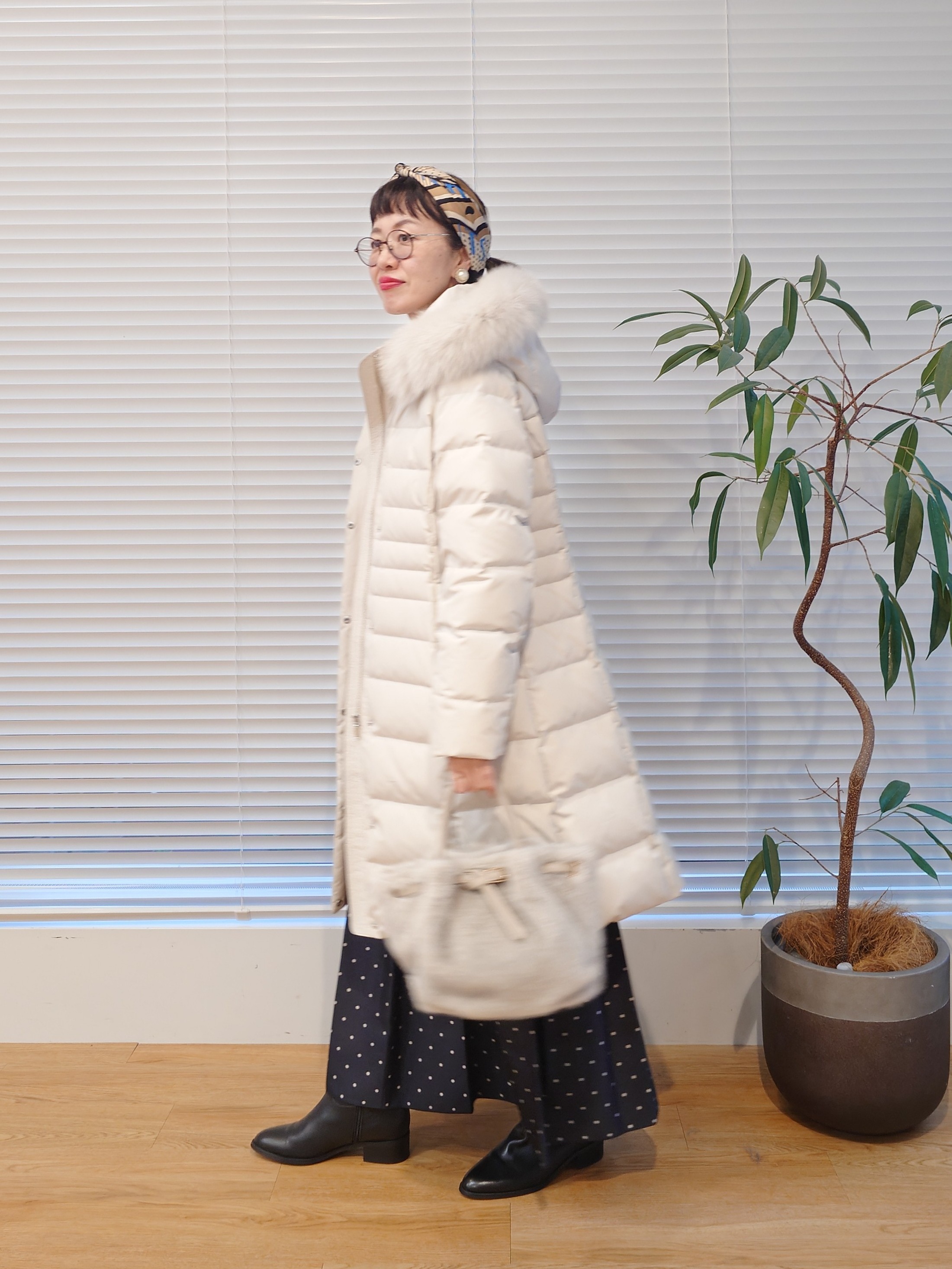 MUTSUKOさんの「UNTITLED｜【重ね着レイヤード】レースハイネックトップス」を使ったコーディネート