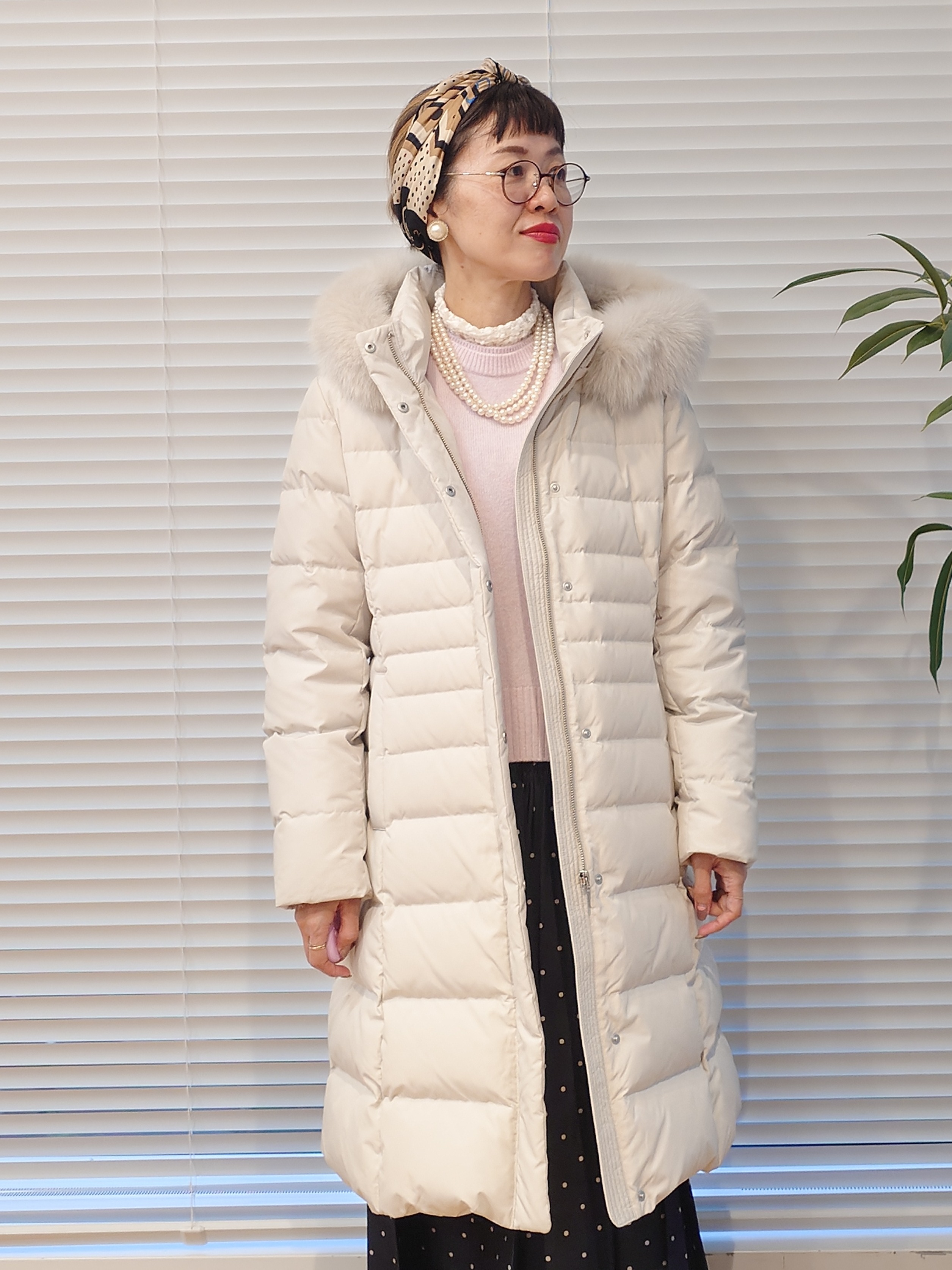 MUTSUKOさんの「UNTITLED｜【重ね着レイヤード】レースハイネックトップス」を使ったコーディネート