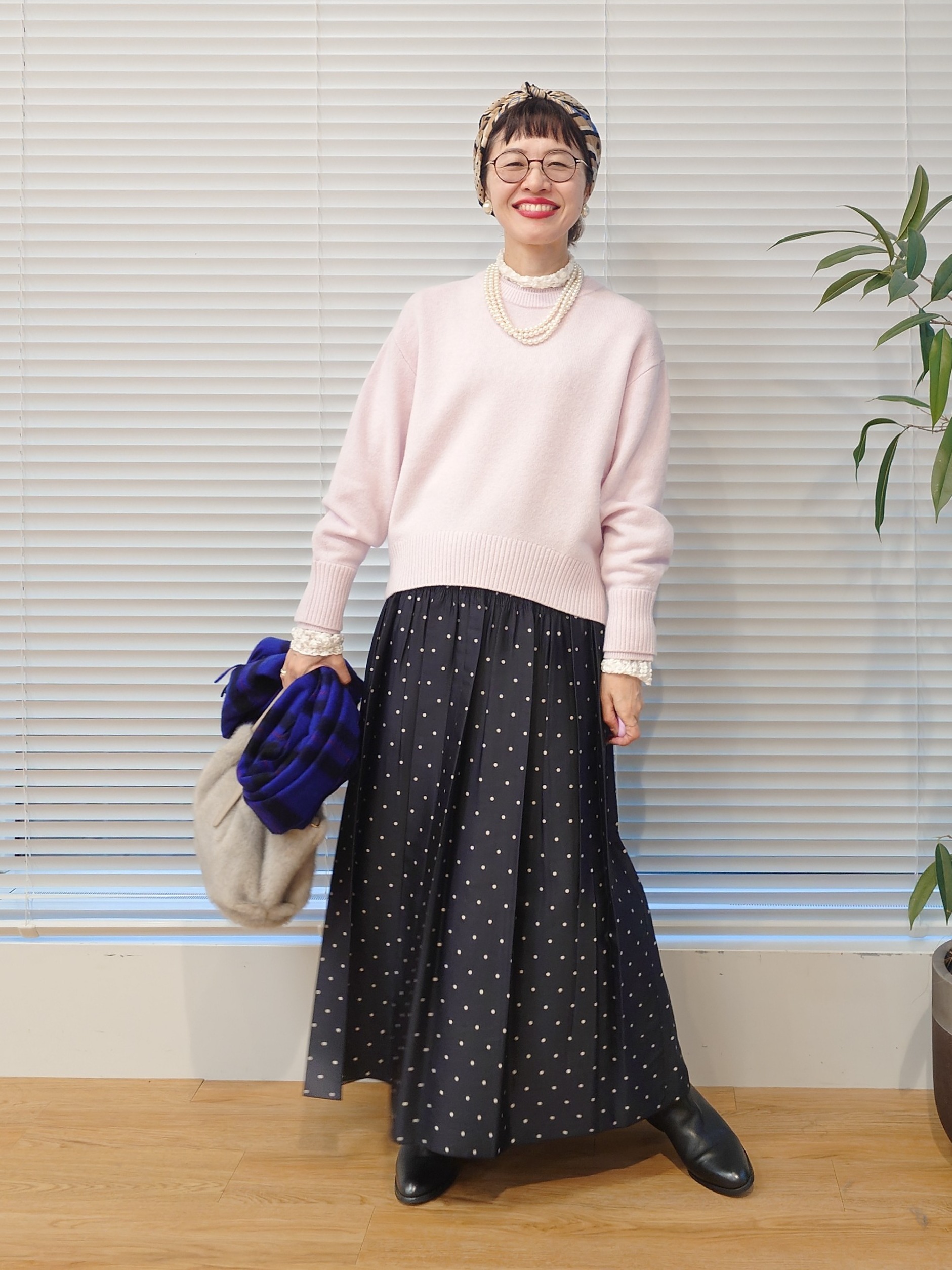MUTSUKOさんの「UNTITLED｜【重ね着レイヤード】レースハイネックトップス」を使ったコーディネート